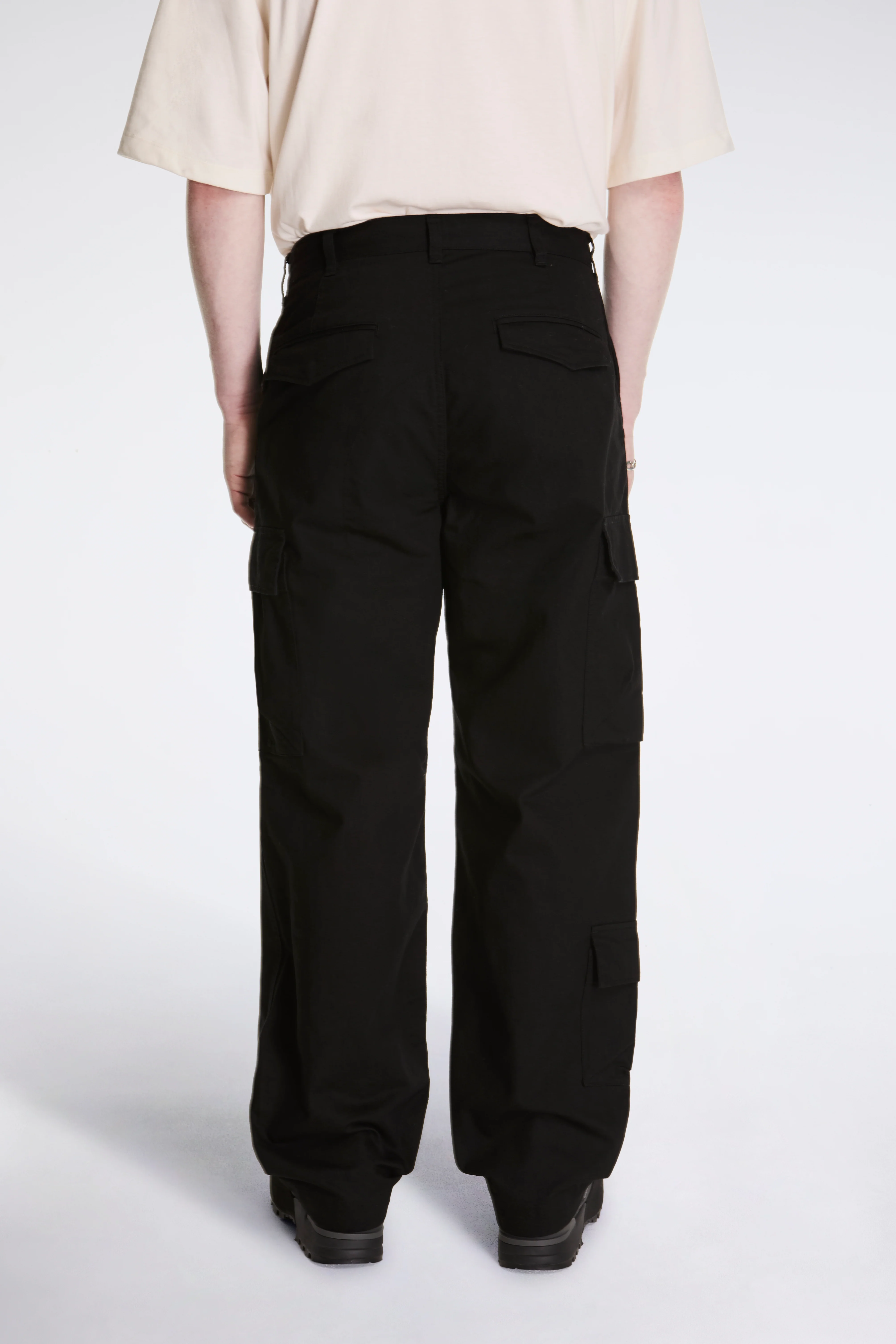 Takibi Chino Cargo Pants Black - Image 2