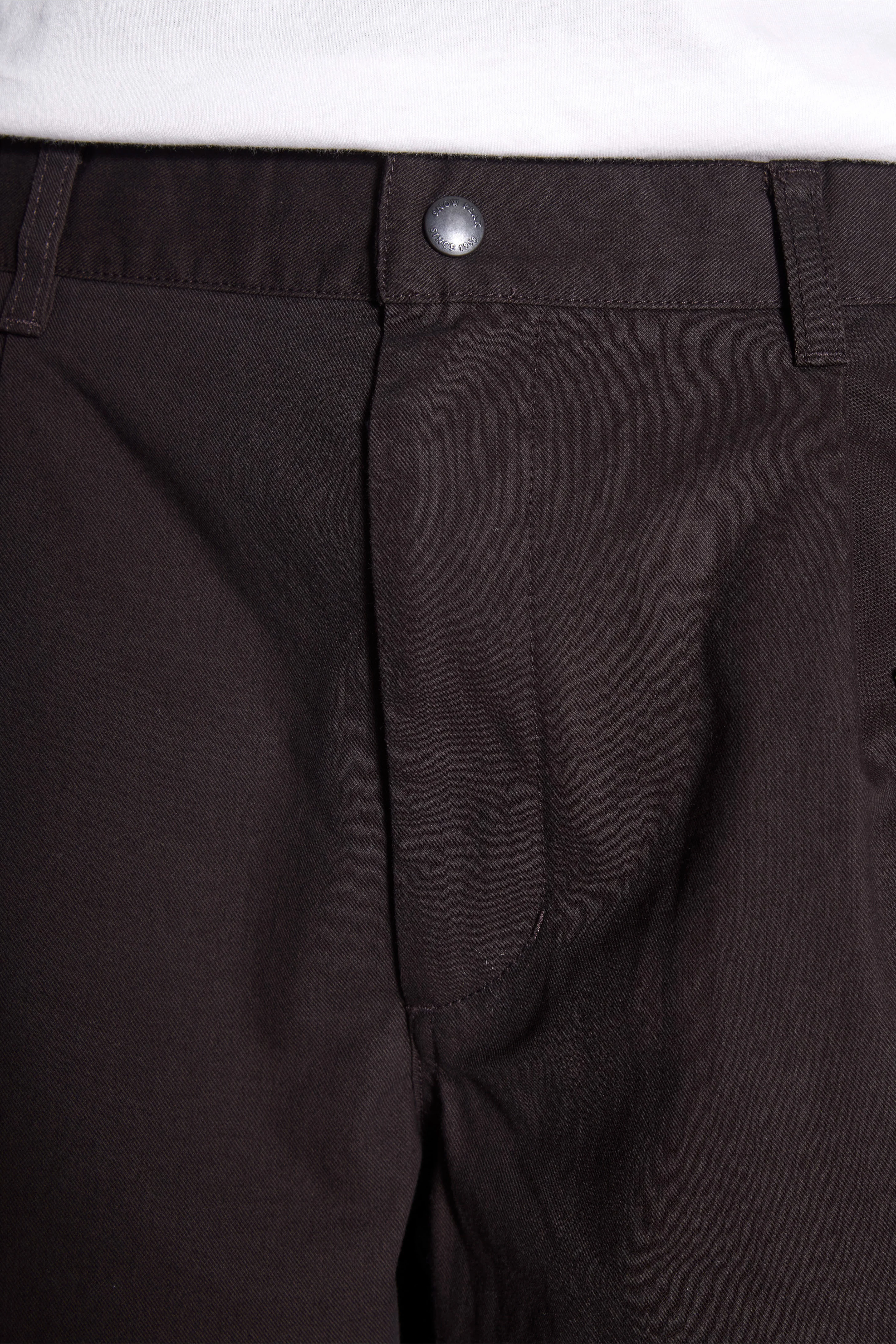Takibi Chino Cargo Pants Dark Brown - Image 4
