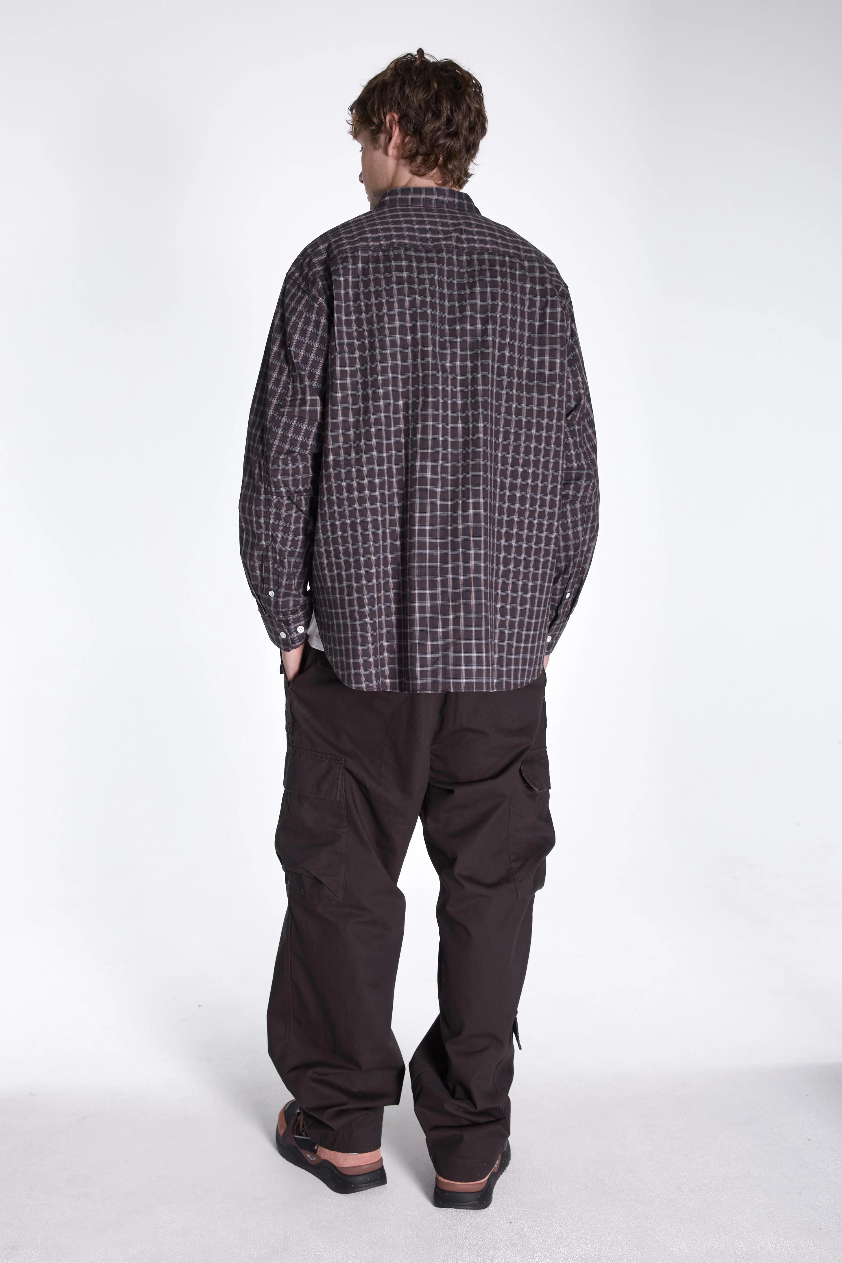 Takibi Chino Cargo Pants Dark Brown - Image 9