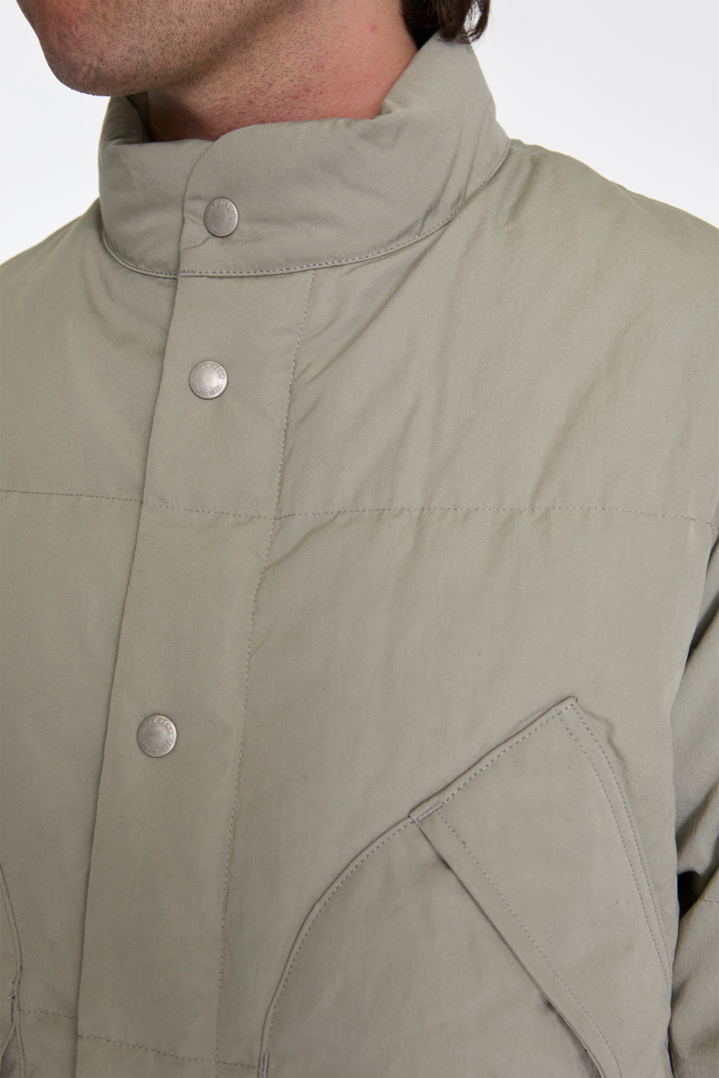 Takibi Weather Down Jacket Light Olive - Image 3