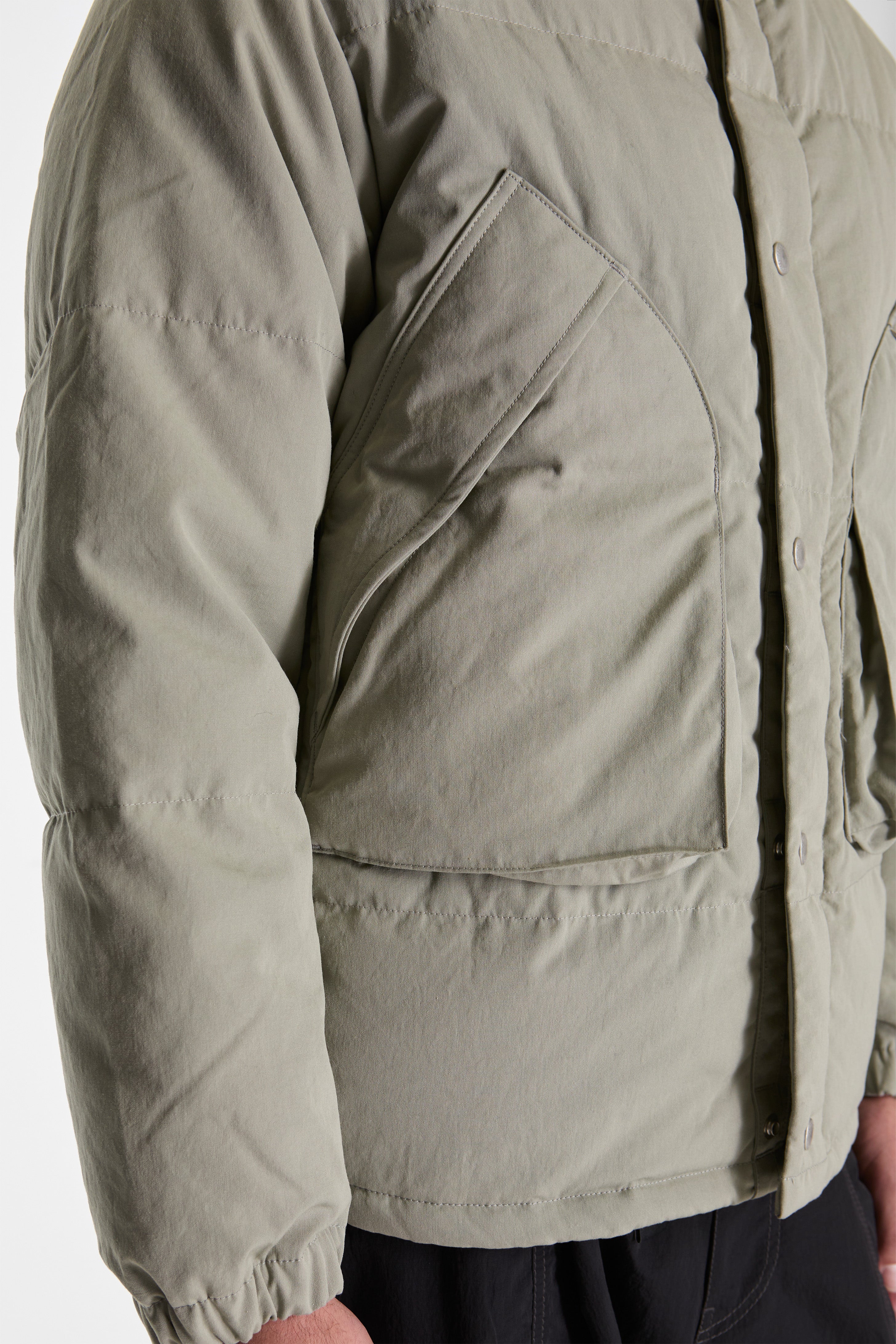 Takibi Weather Down Jacket Light Olive - Image 4