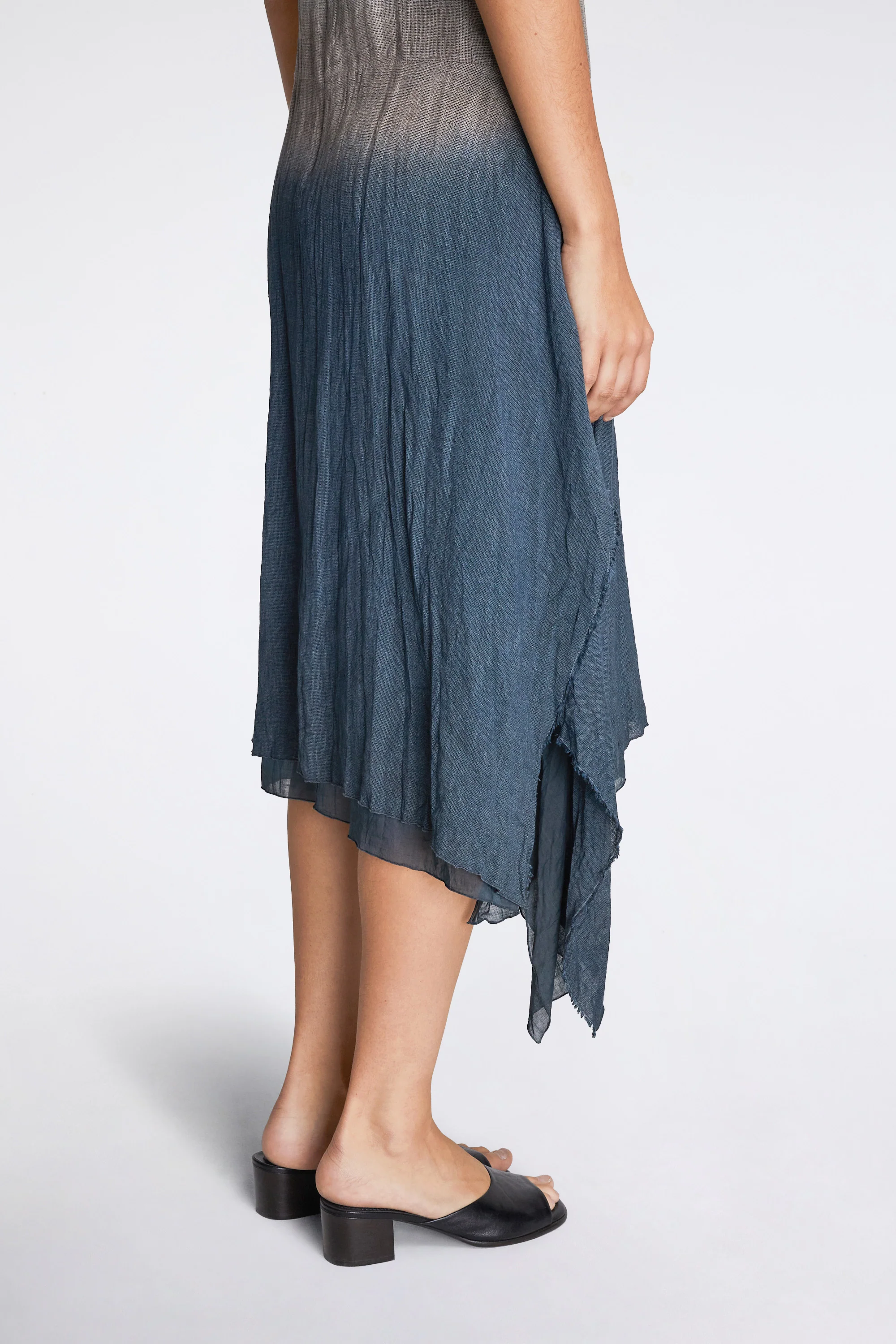 Sopchem Dress Linen Mesh Indigo X Plum - Image 4