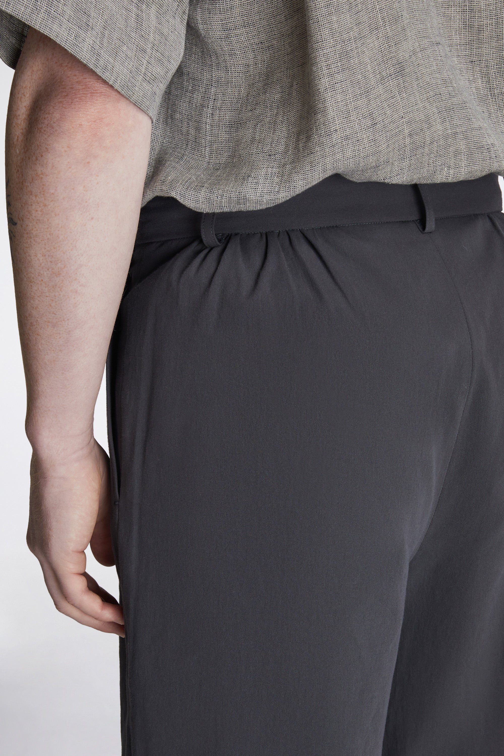 Spring Short Pants Twill Charcoal - Image 3
