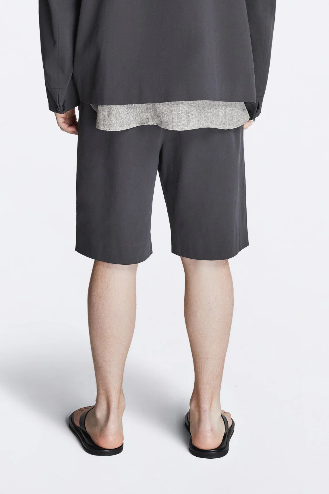 Spring Short Pants Twill Charcoal - Image 4