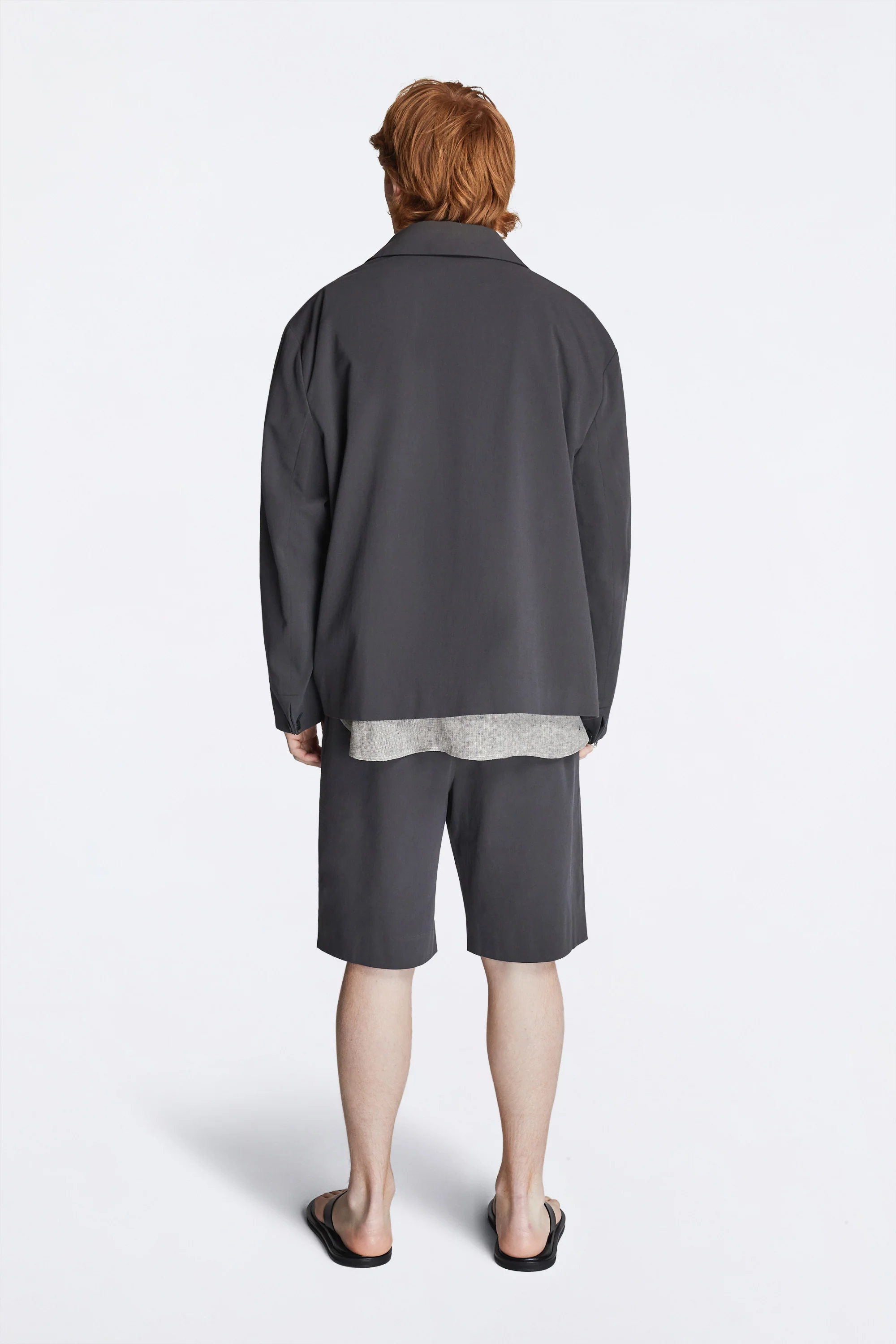 Spring Short Pants Twill Charcoal - Image 5