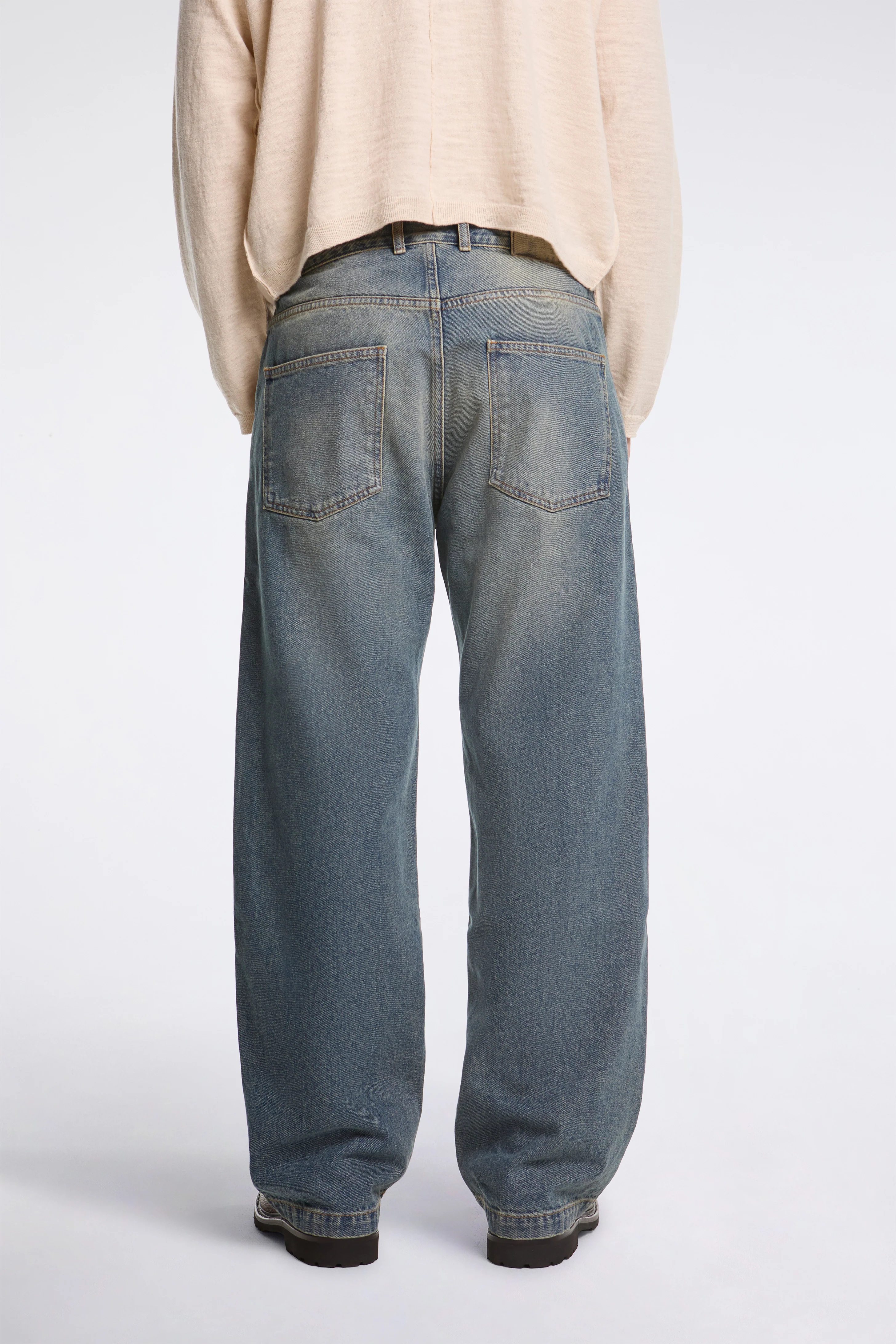 Straight Cut Jeans Vintage Blue - Image 2