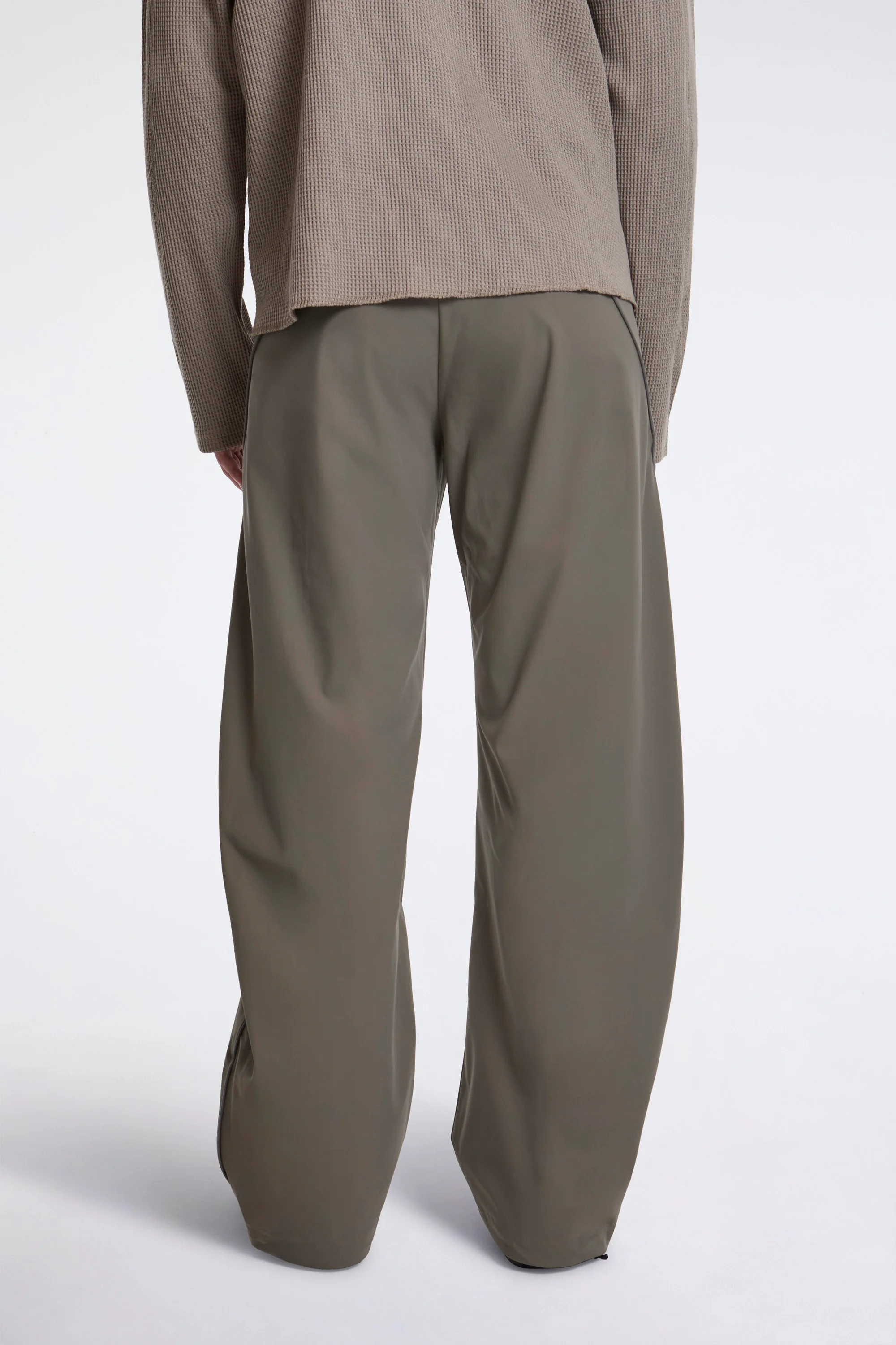Straight Leg Pants Stone Grey - Image 5