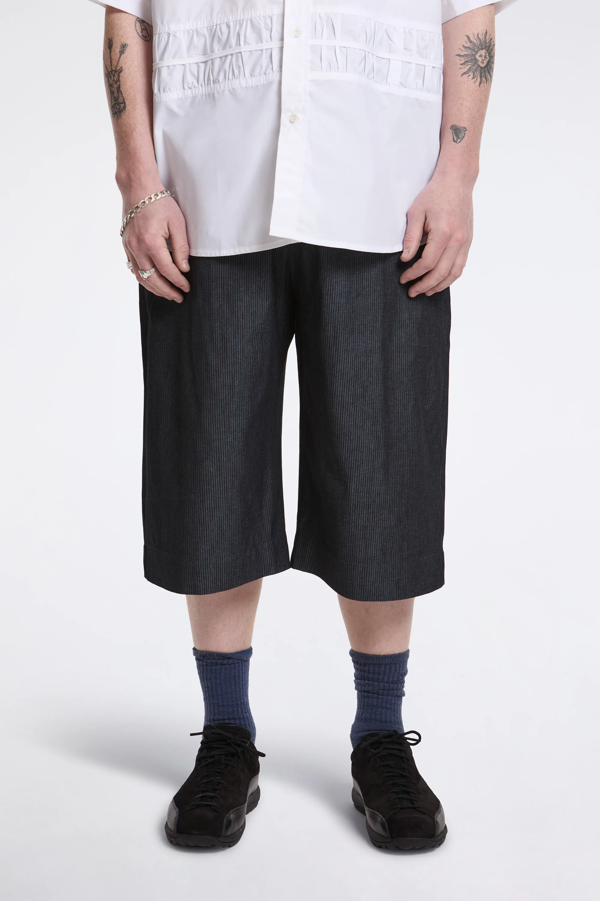Stripe Shorts Indigo Stripe - Image 2
