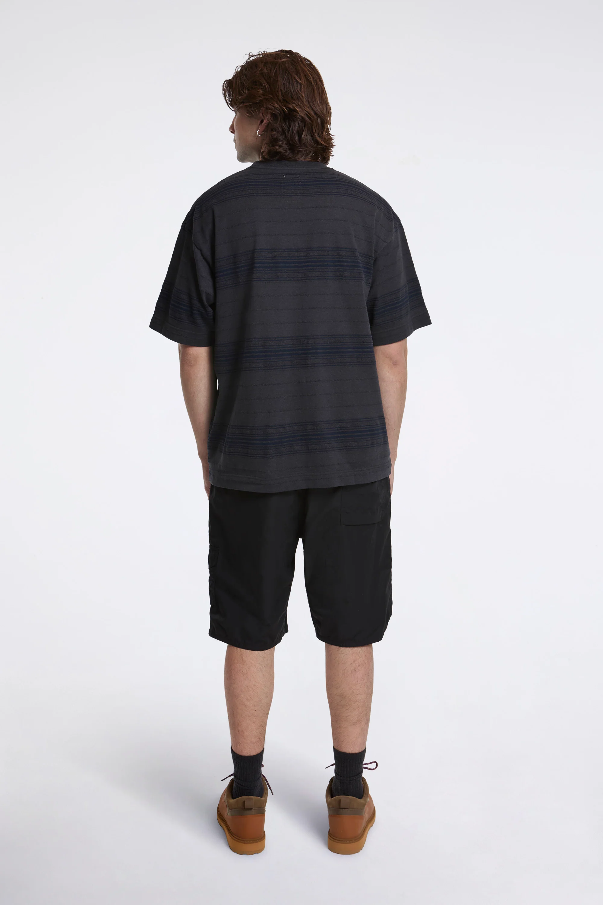 Stripe Tee Charcoal - Image 5