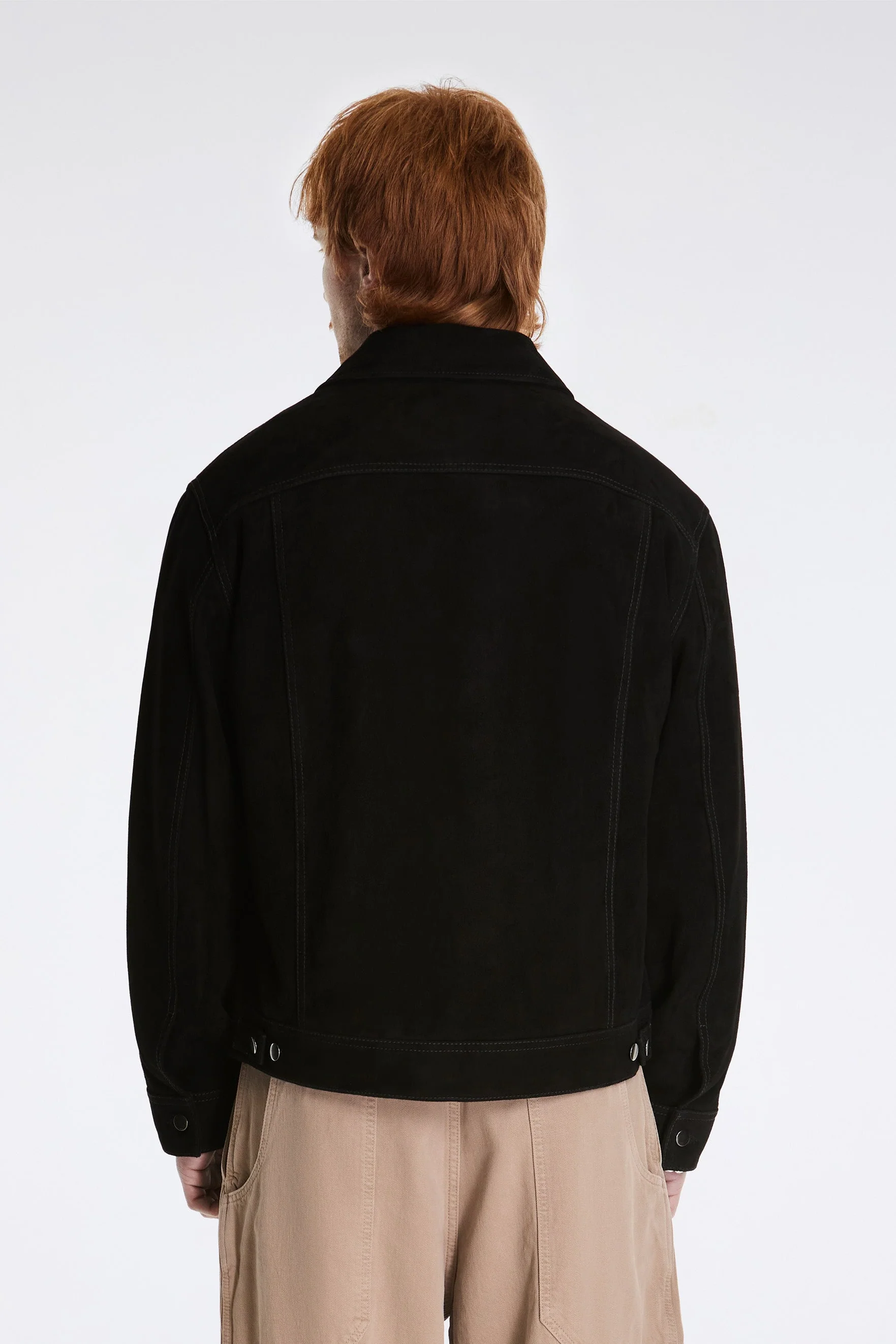 Boston Jacket Suede Black - Image 4