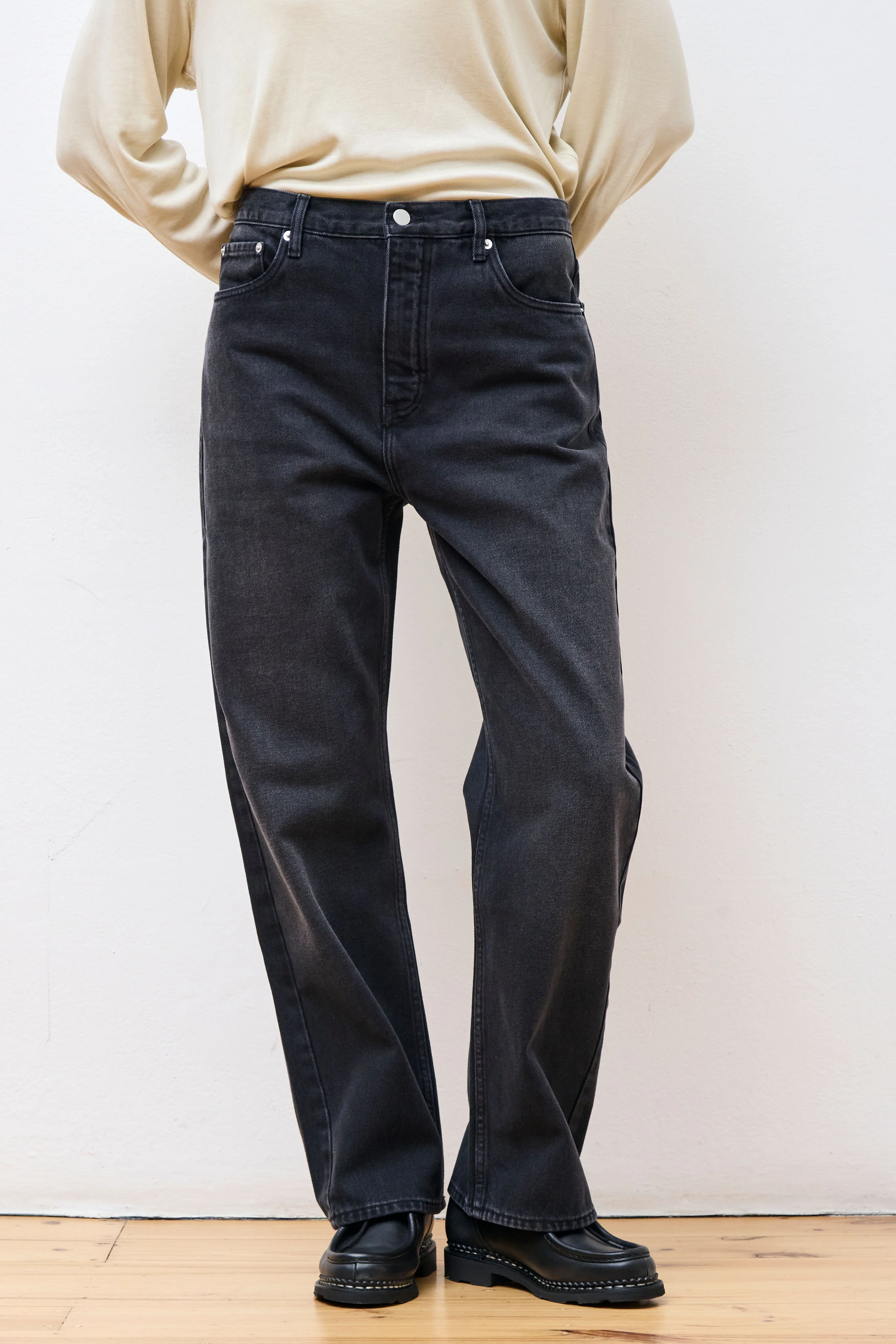 Denjo Denim Pant Washed Black