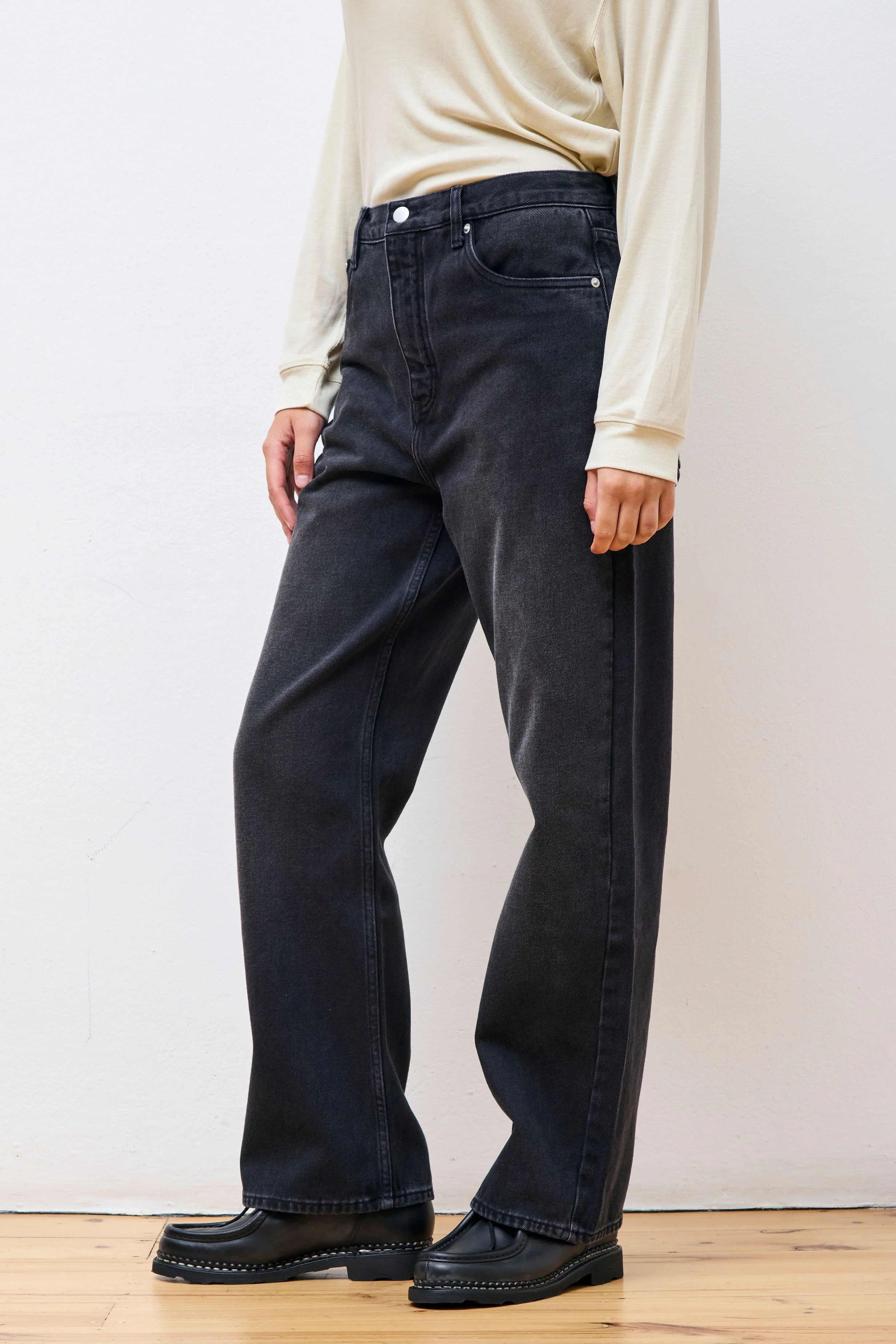 Denjo Denim Pant Washed Black - Image 2