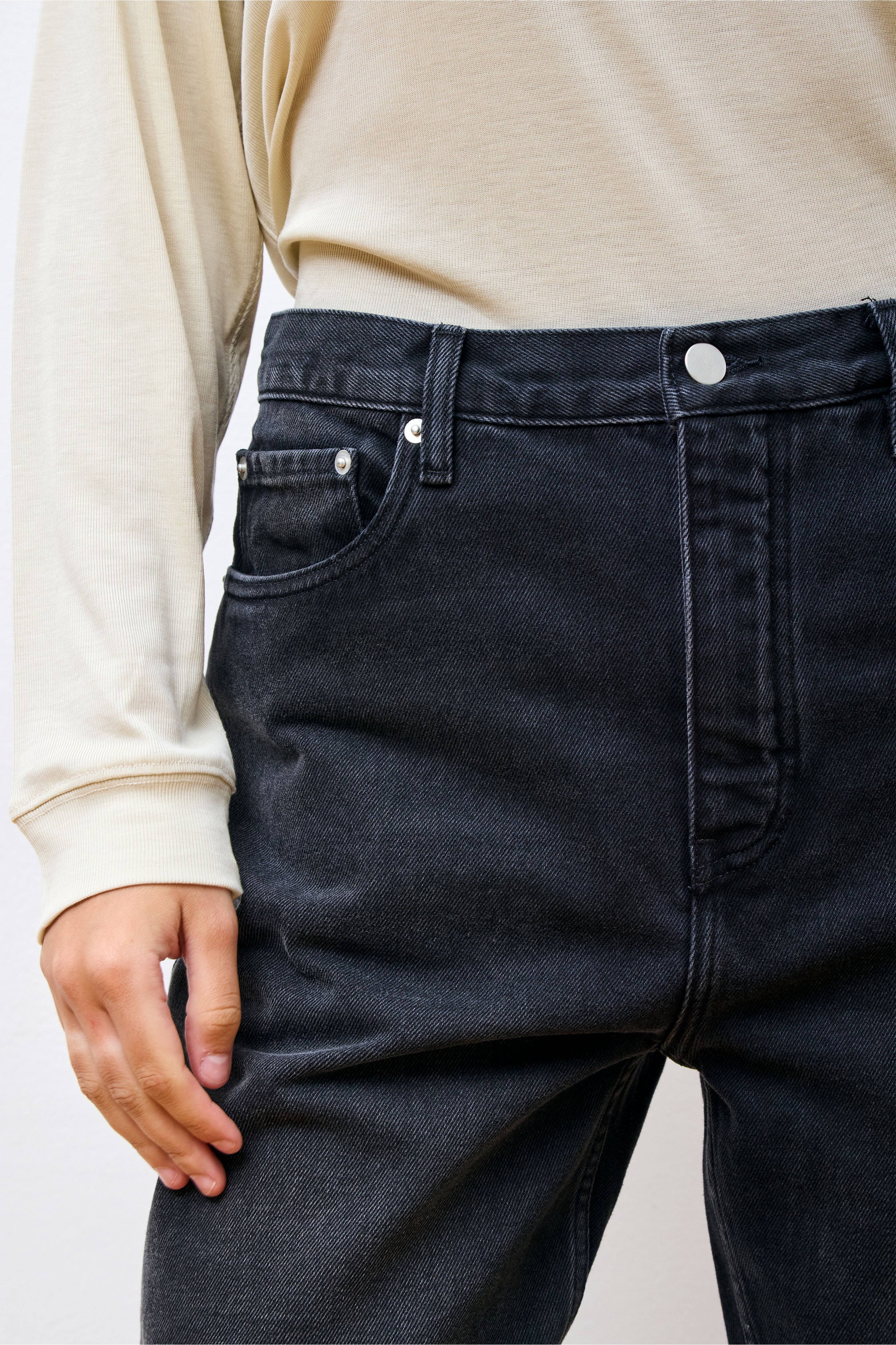 Denjo Denim Pant Washed Black - Image 3