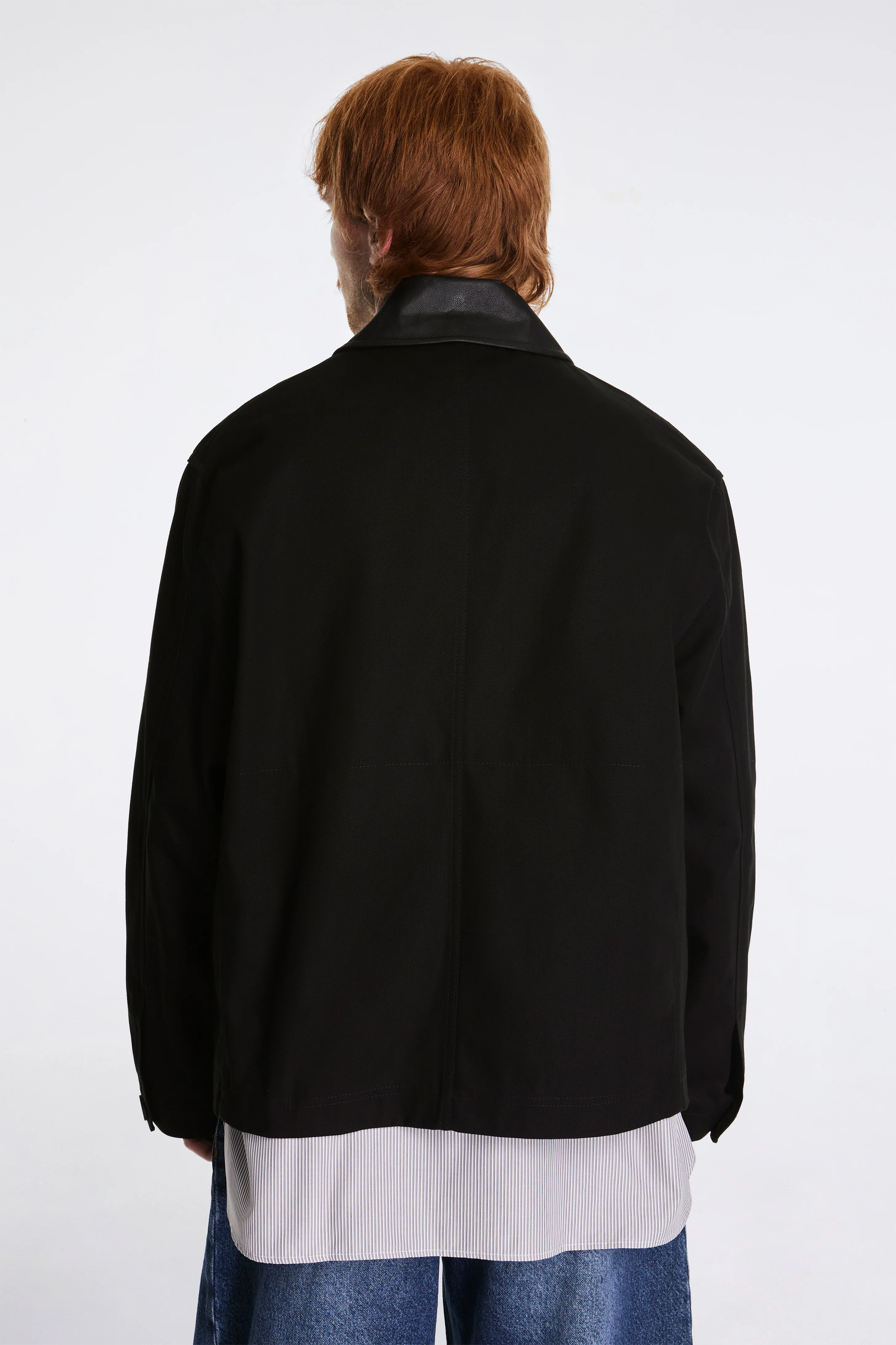 Dover Jacket Cotton Canvas Black - Image 5