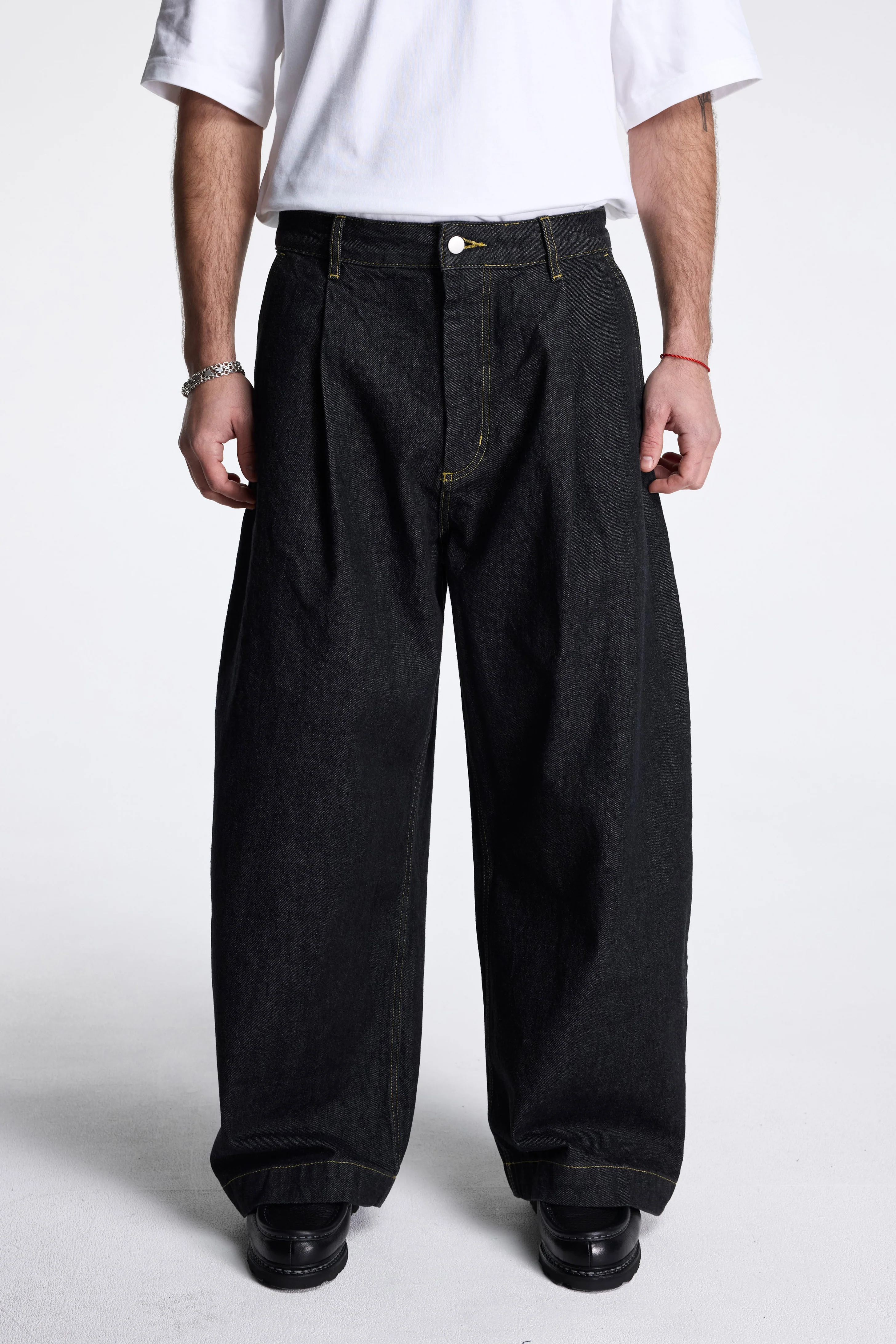 Puch Pants 13Oz Italian Denim Black - Image 3