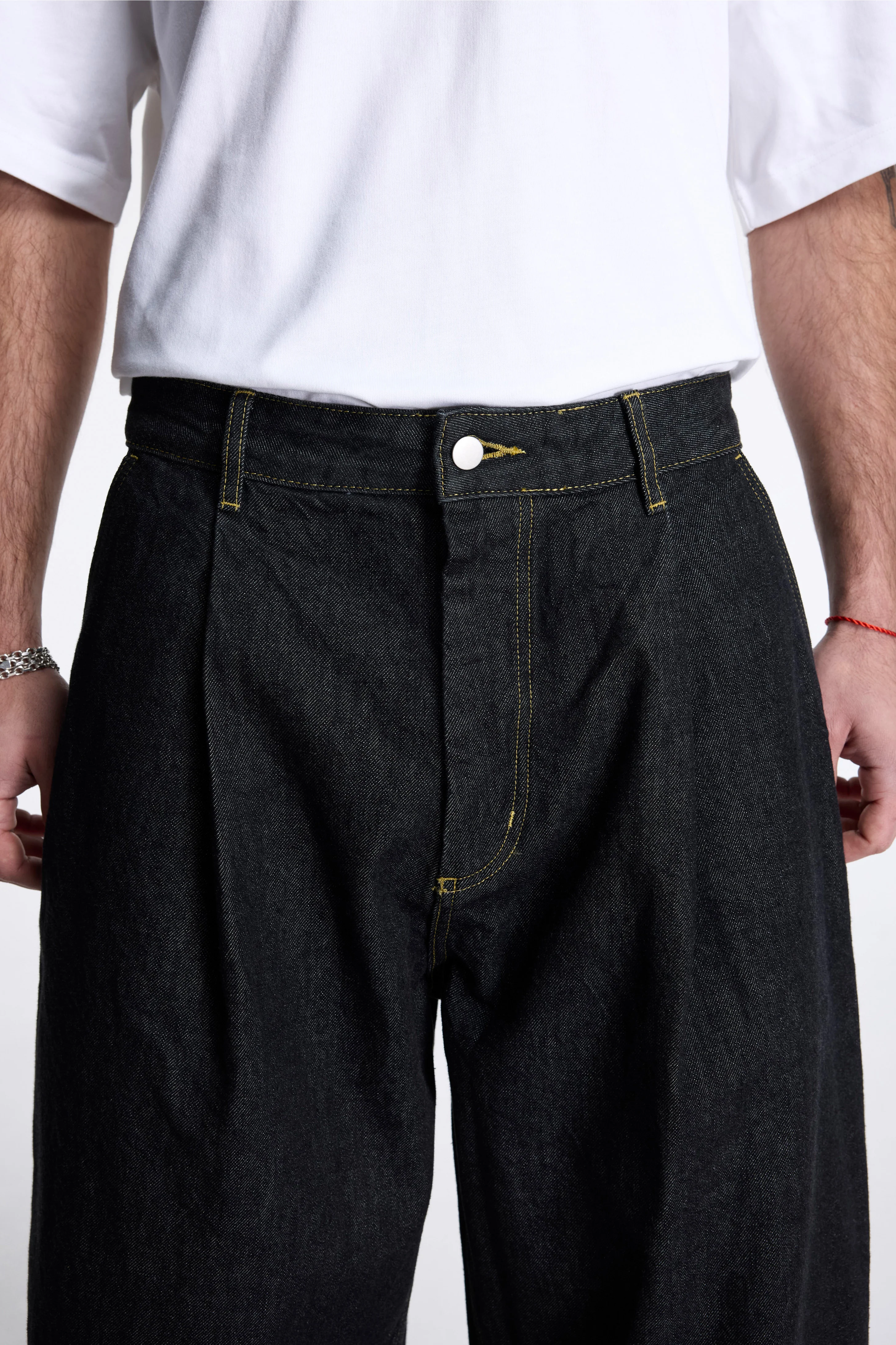 Puch Pants 13Oz Italian Denim Black - Image 4