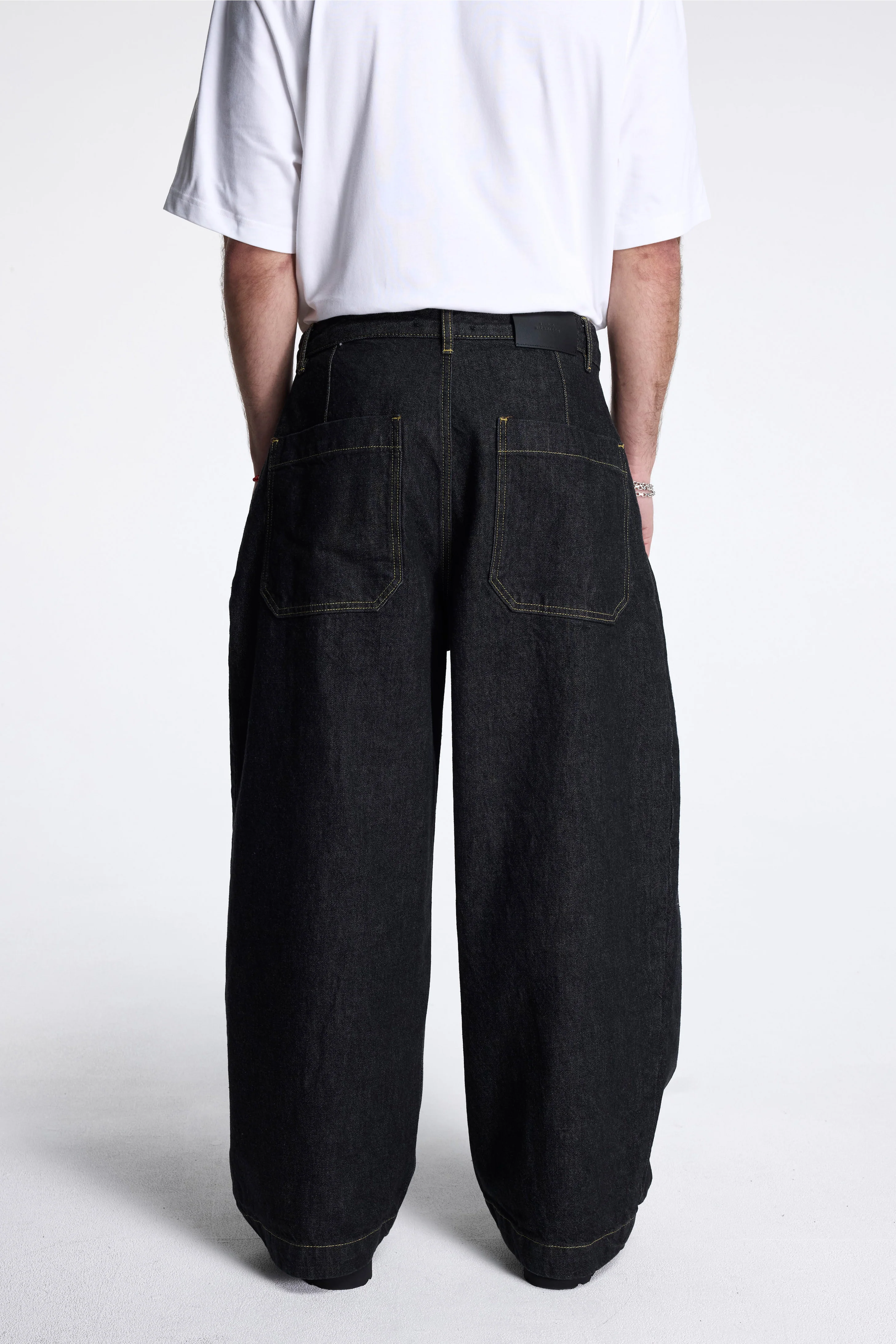 Puch Pants 13Oz Italian Denim Black - Image 7