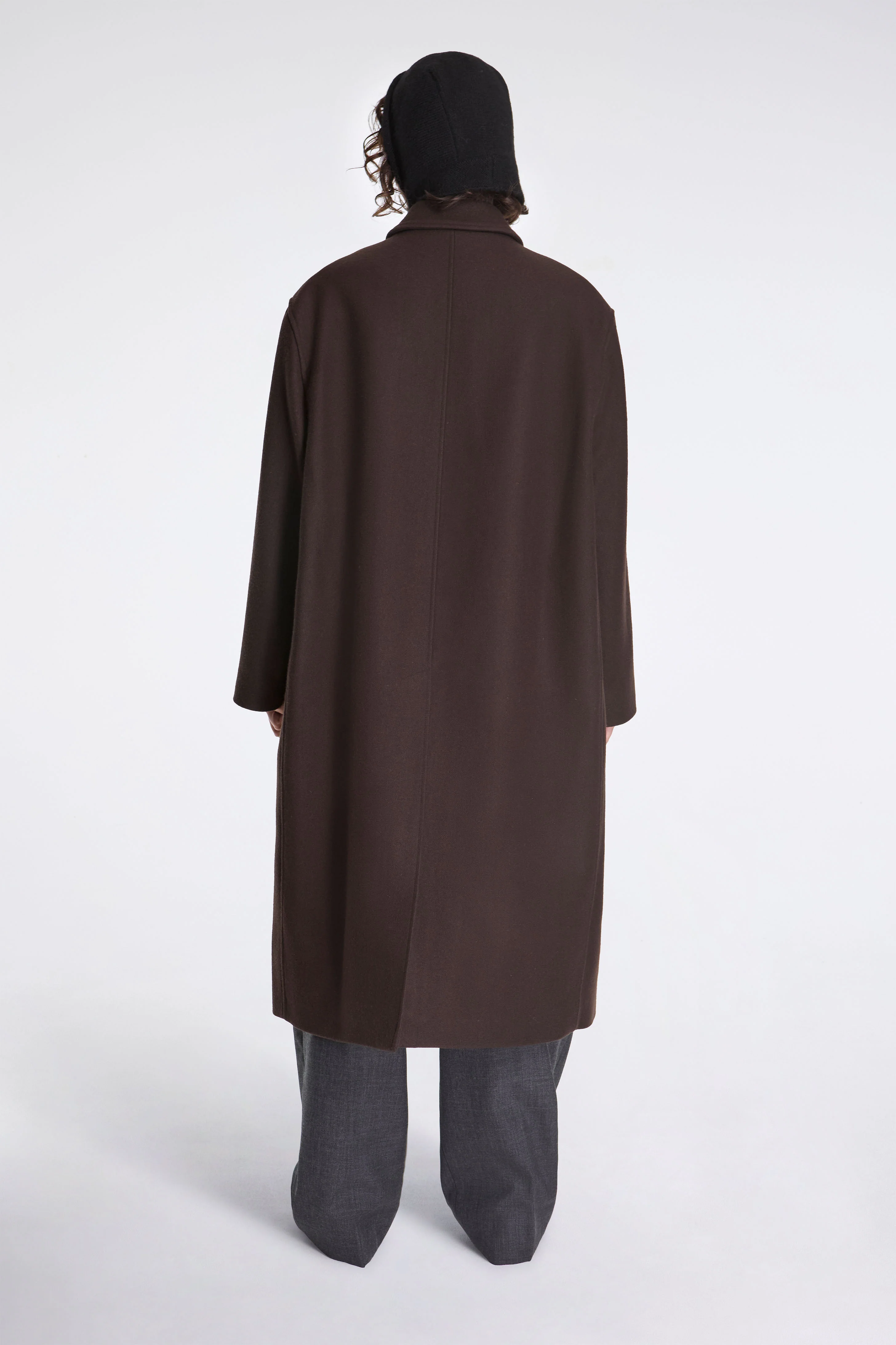 Ria Rounded Overcoat Espresso - Image 2