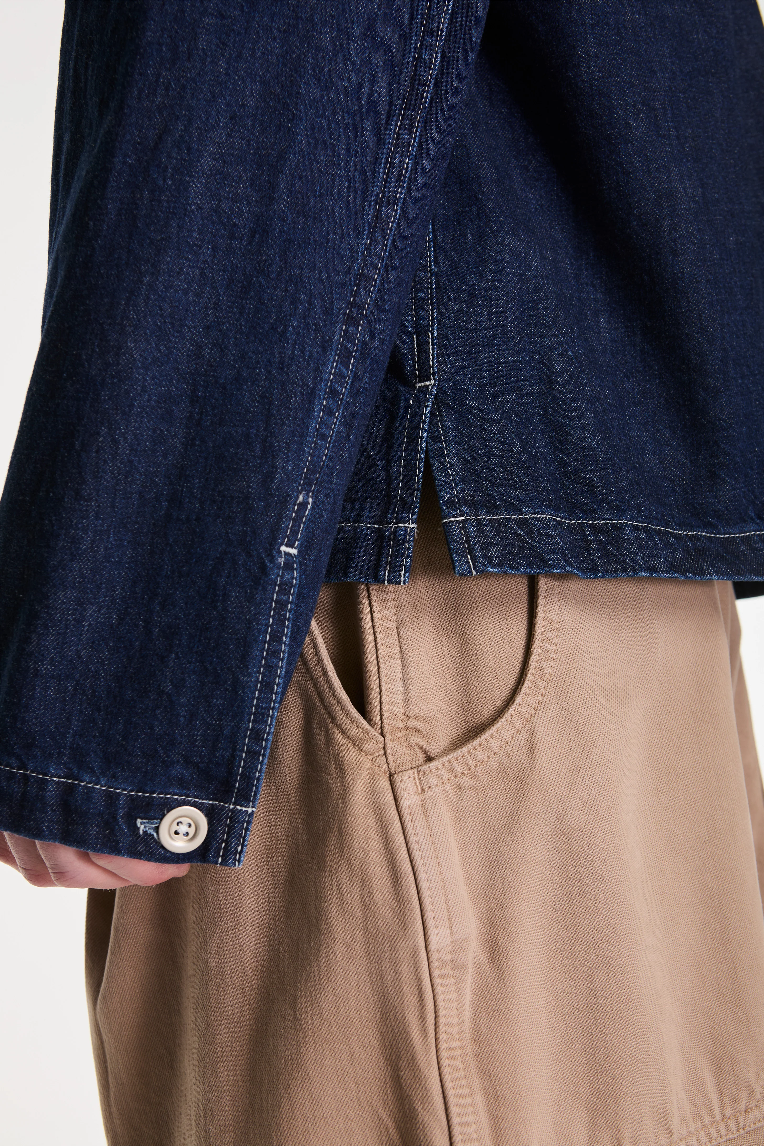 York Shirt Japanese Denim Indigo Wash - Image 5