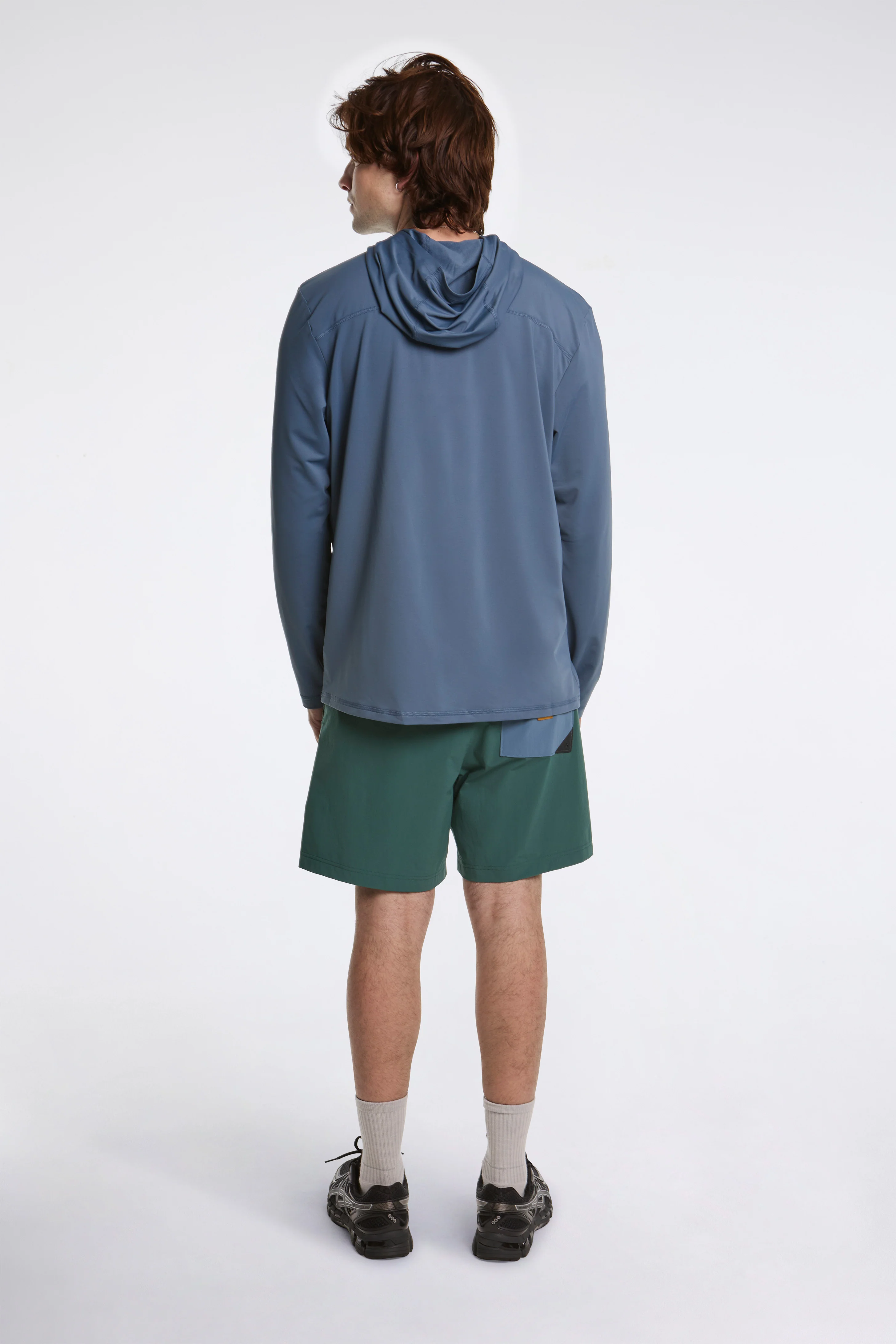 Sun Hoodie Mens Stone Blue - Image 7