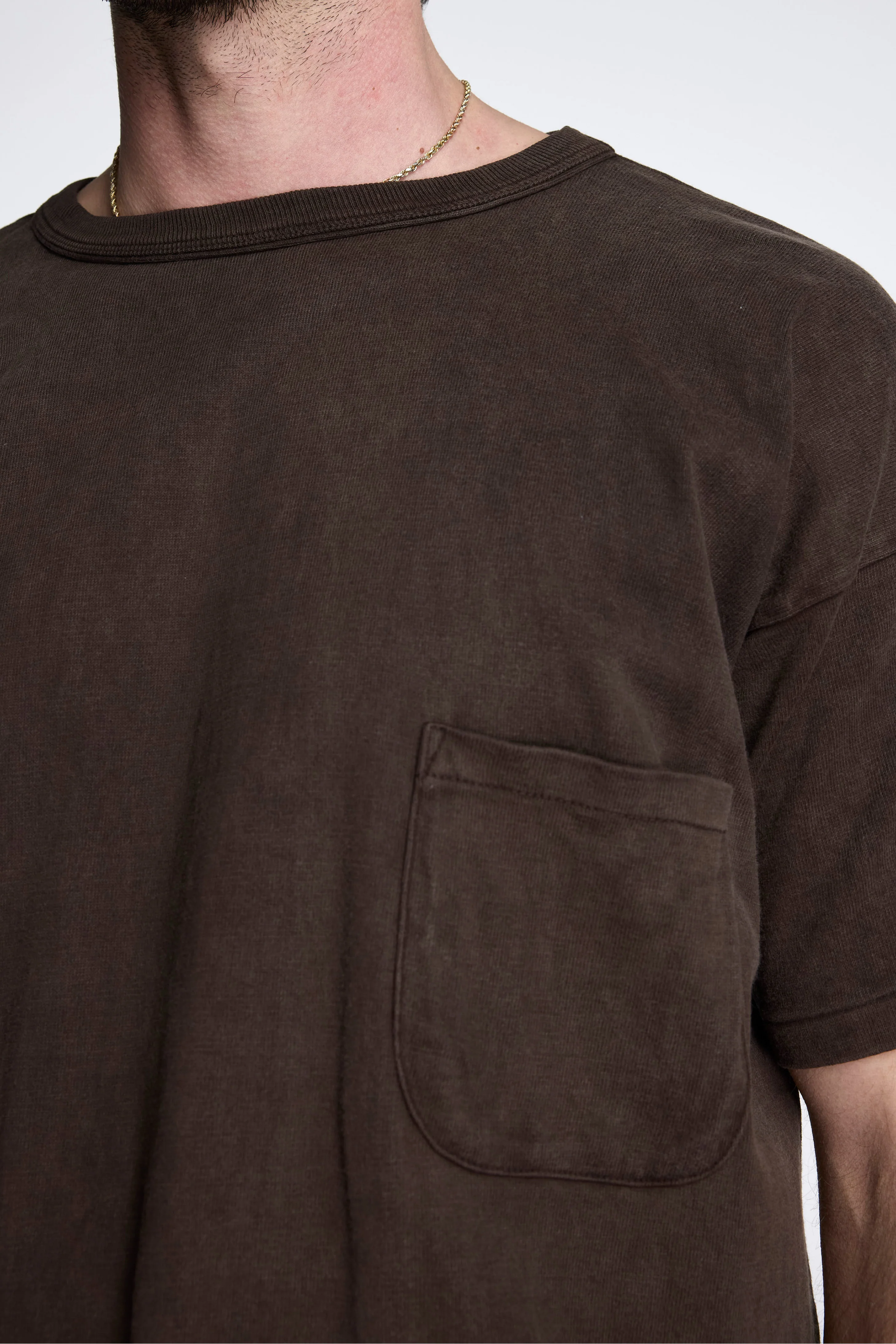 LOT.601 Tee Shirt Mud Dyed Brown - Image 3