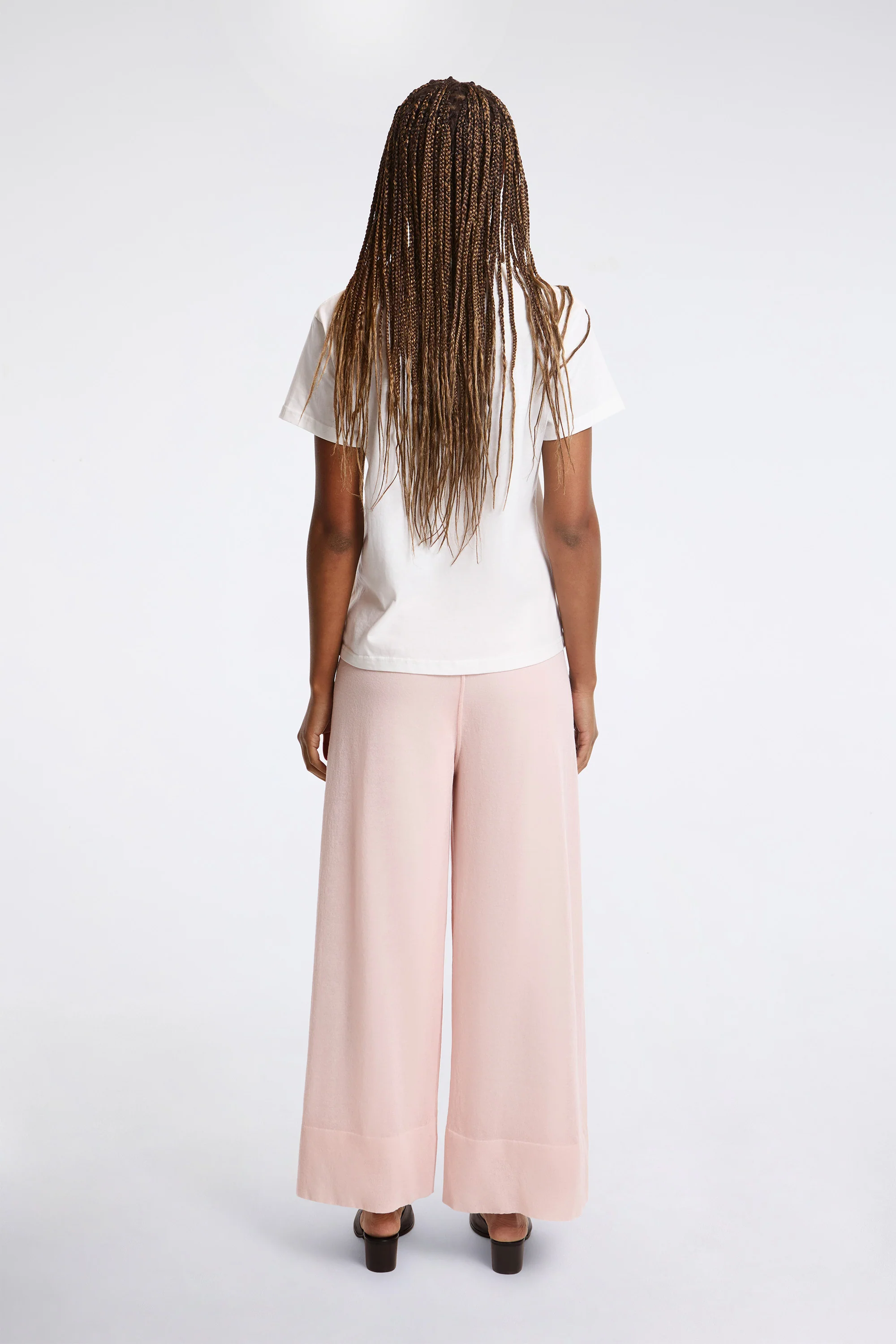 Tc Lucent Semi Wide Pants Eggshell Pink - Image 5