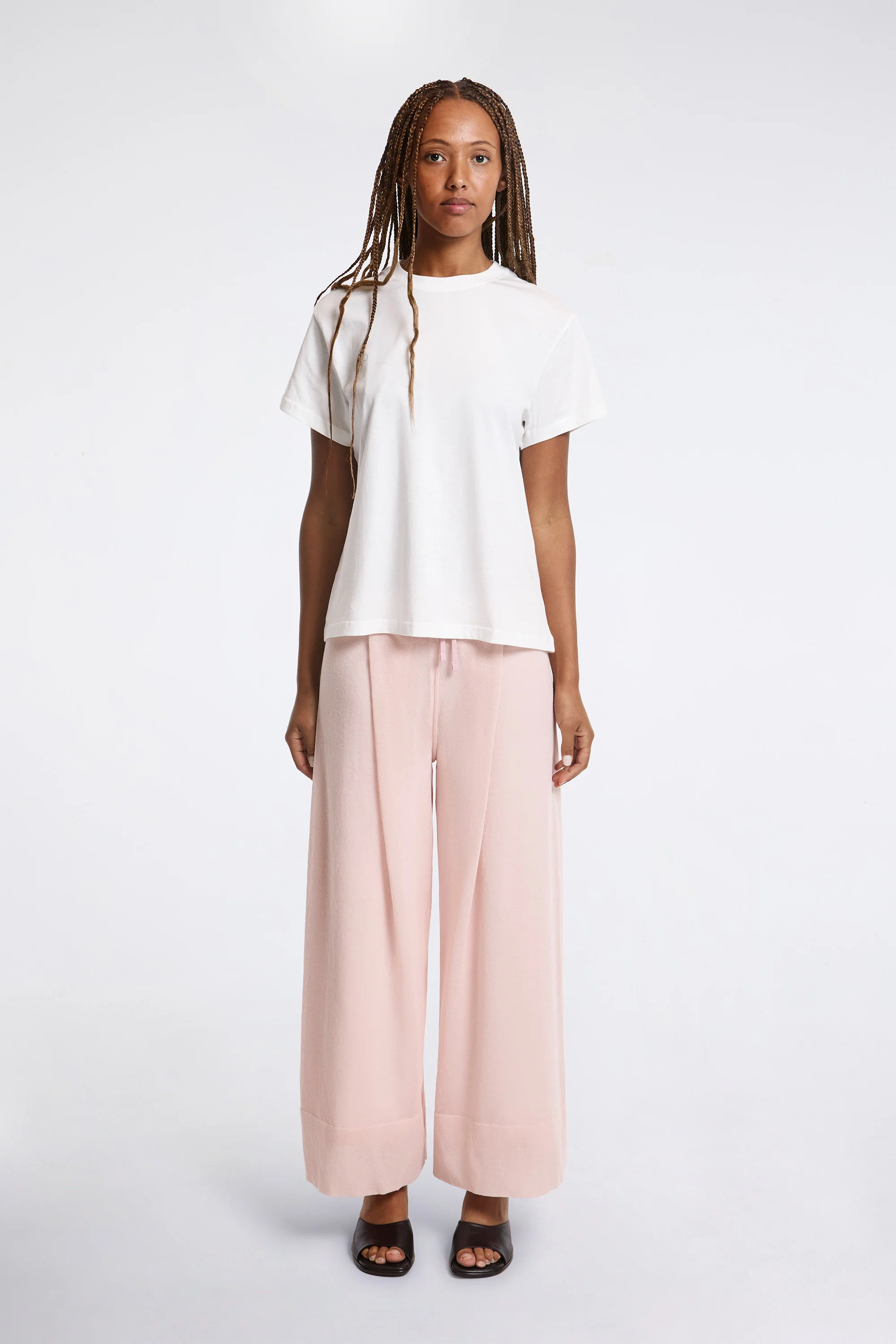 Tc Lucent Semi Wide Pants Eggshell Pink - Image 6