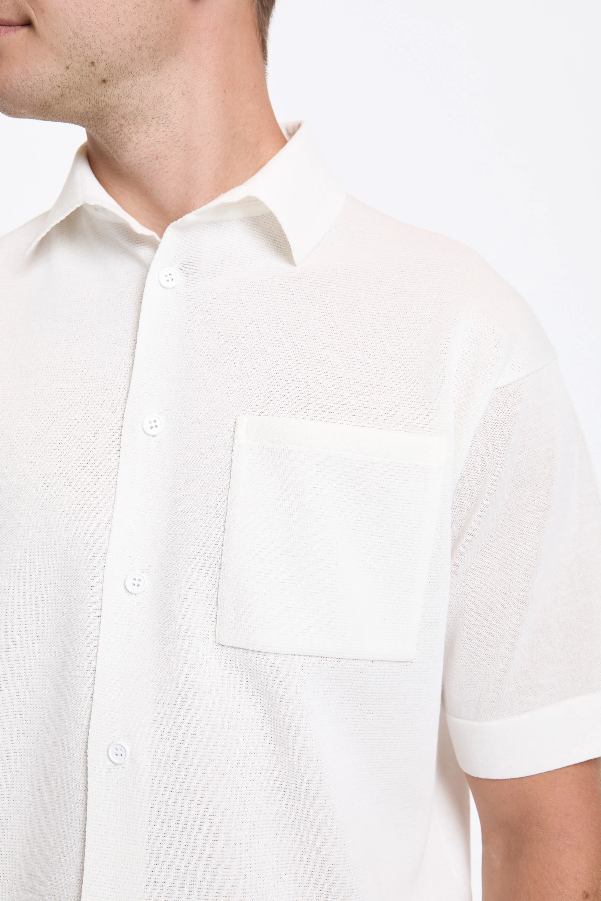 Tc Milan Short Sleeve Shirt White - Image 3