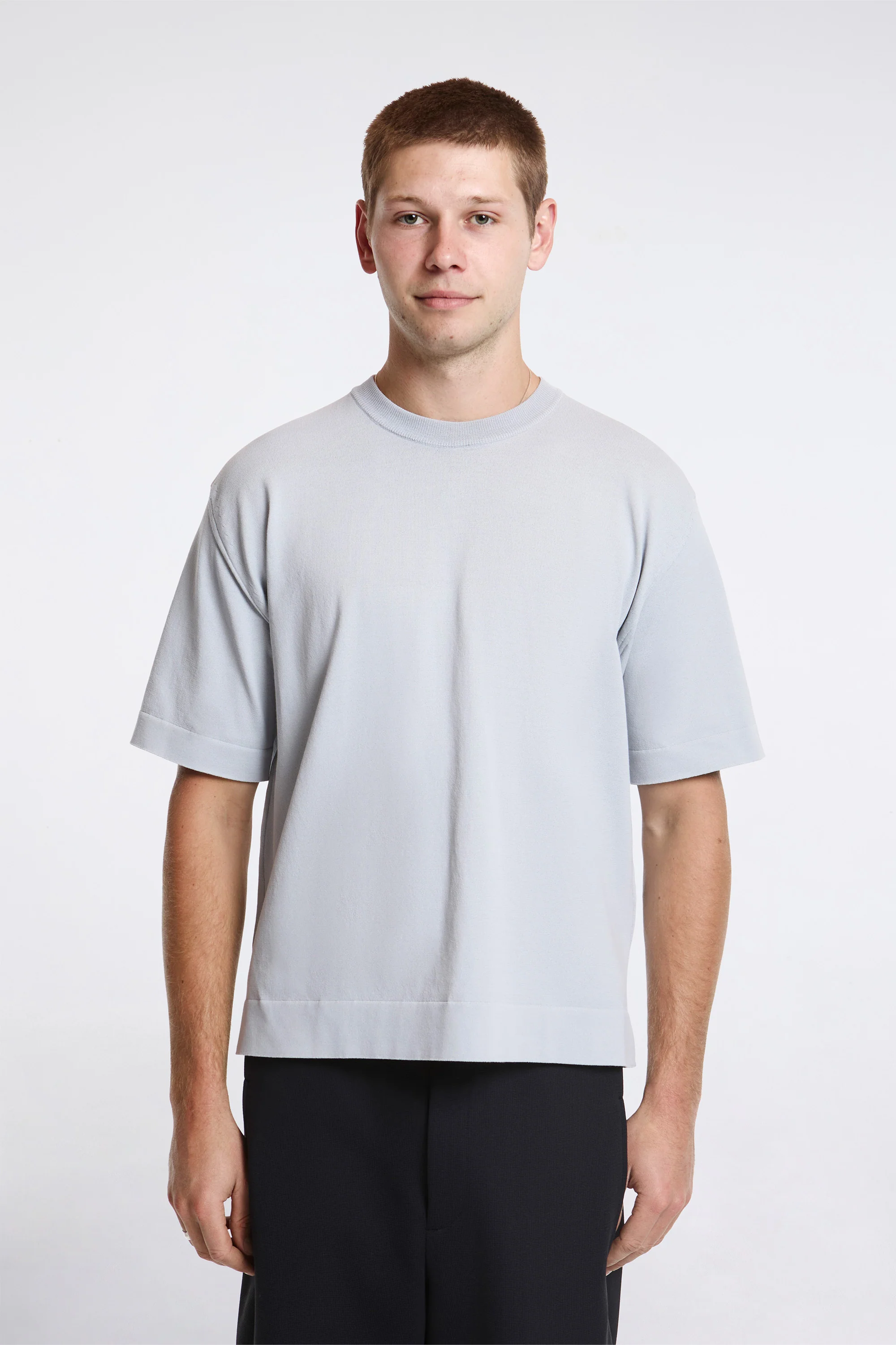 Tc Soft Short Sleeve Tee Shirt Light Gray - Image 2