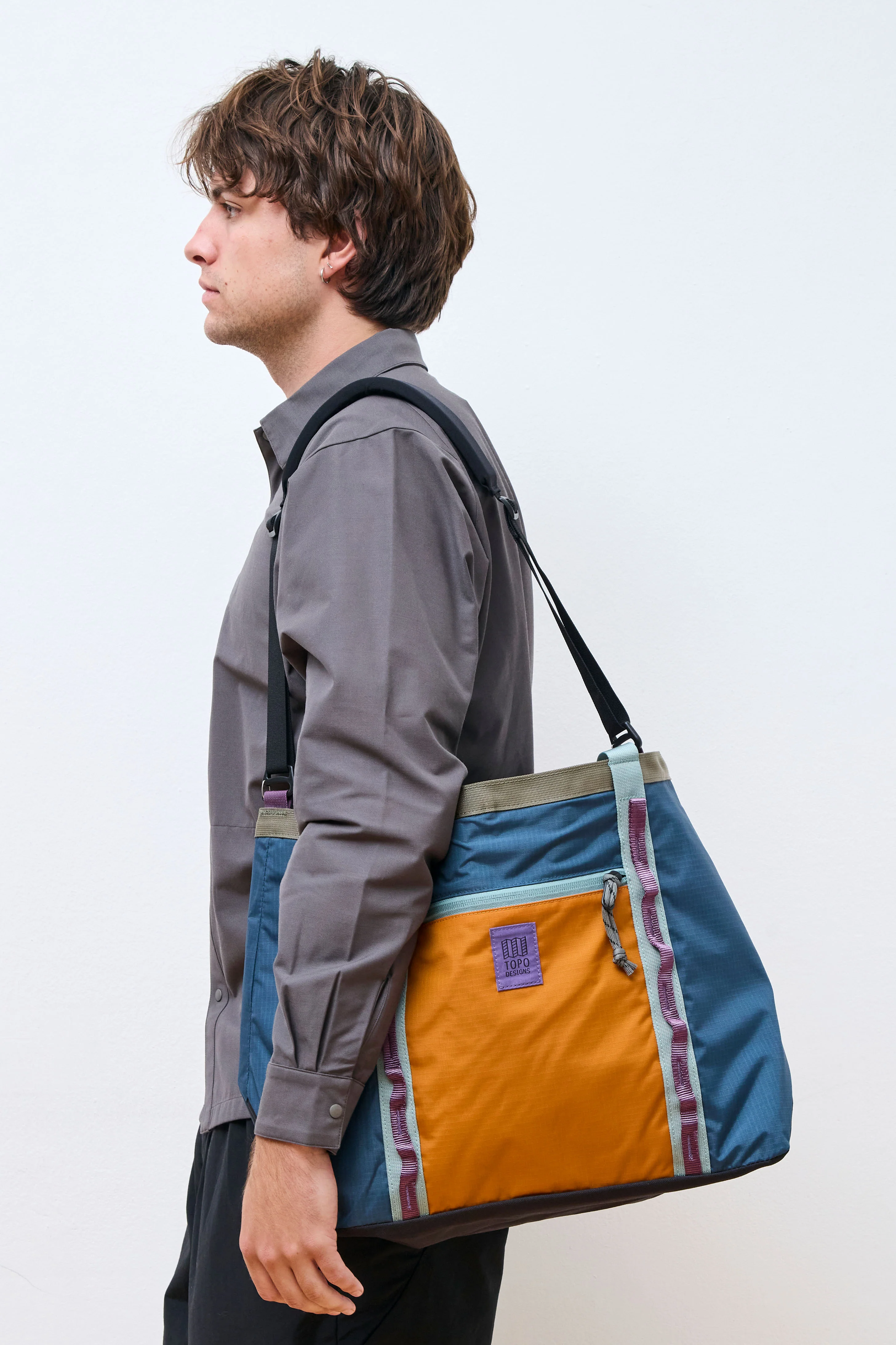 Mountain Utility Tote Pond Blue / Spice - Image 4
