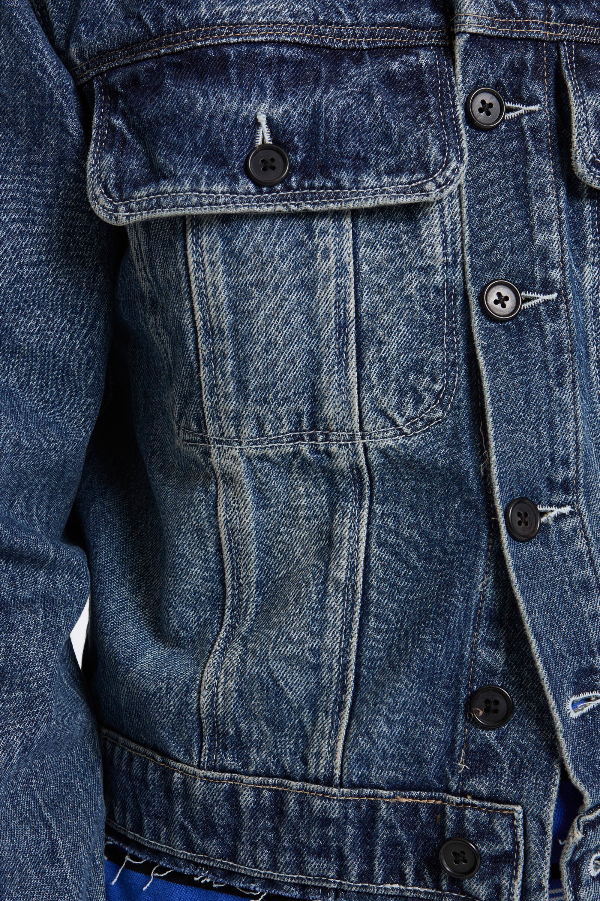 Trucker Denim Jacket Vintage Wash - Image 4