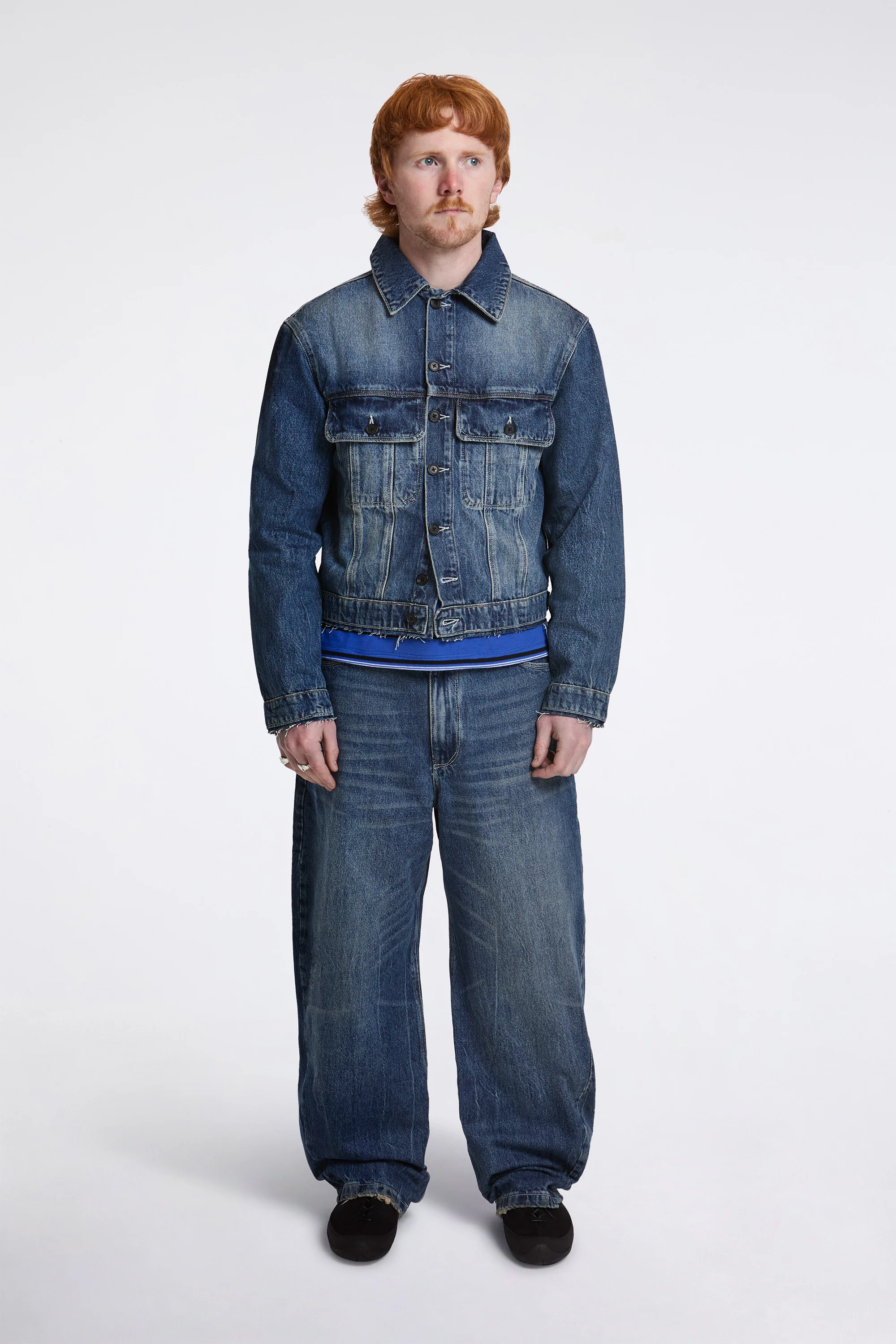 Trucker Denim Jacket Vintage Wash - Image 5