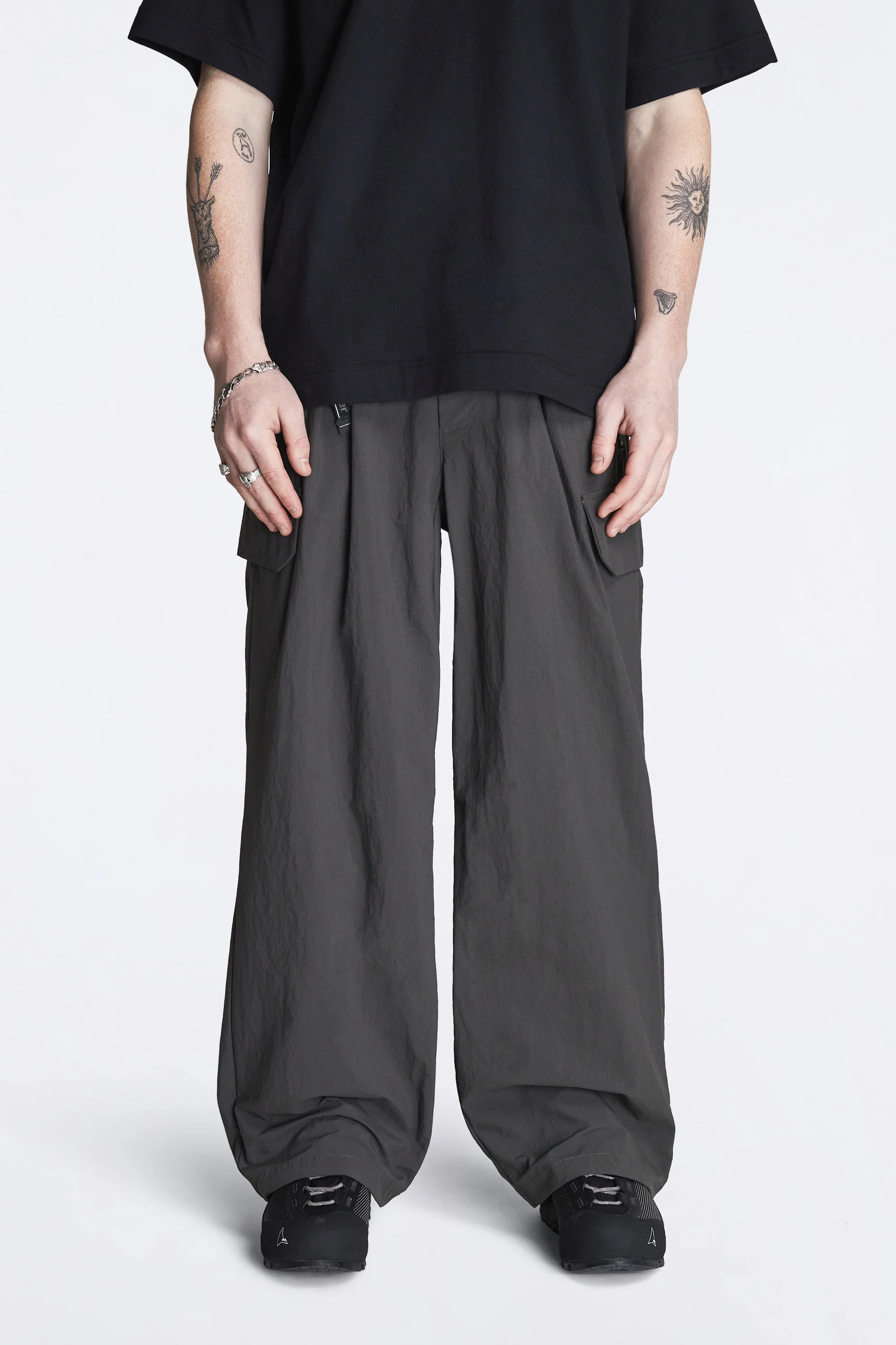 Twill Pants Charcoal - Image 2
