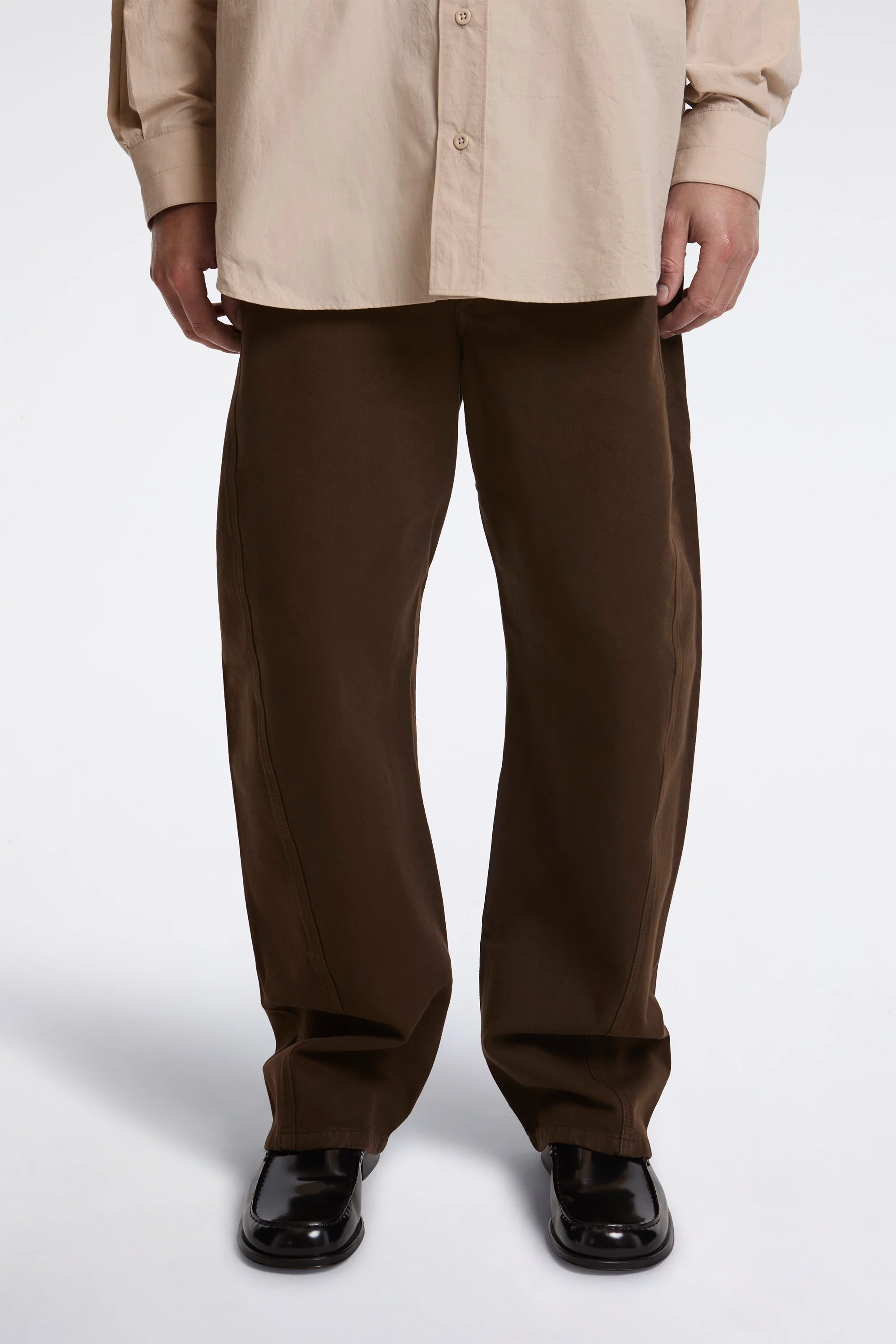 Twisted Belted Pants Cacao - Image 2