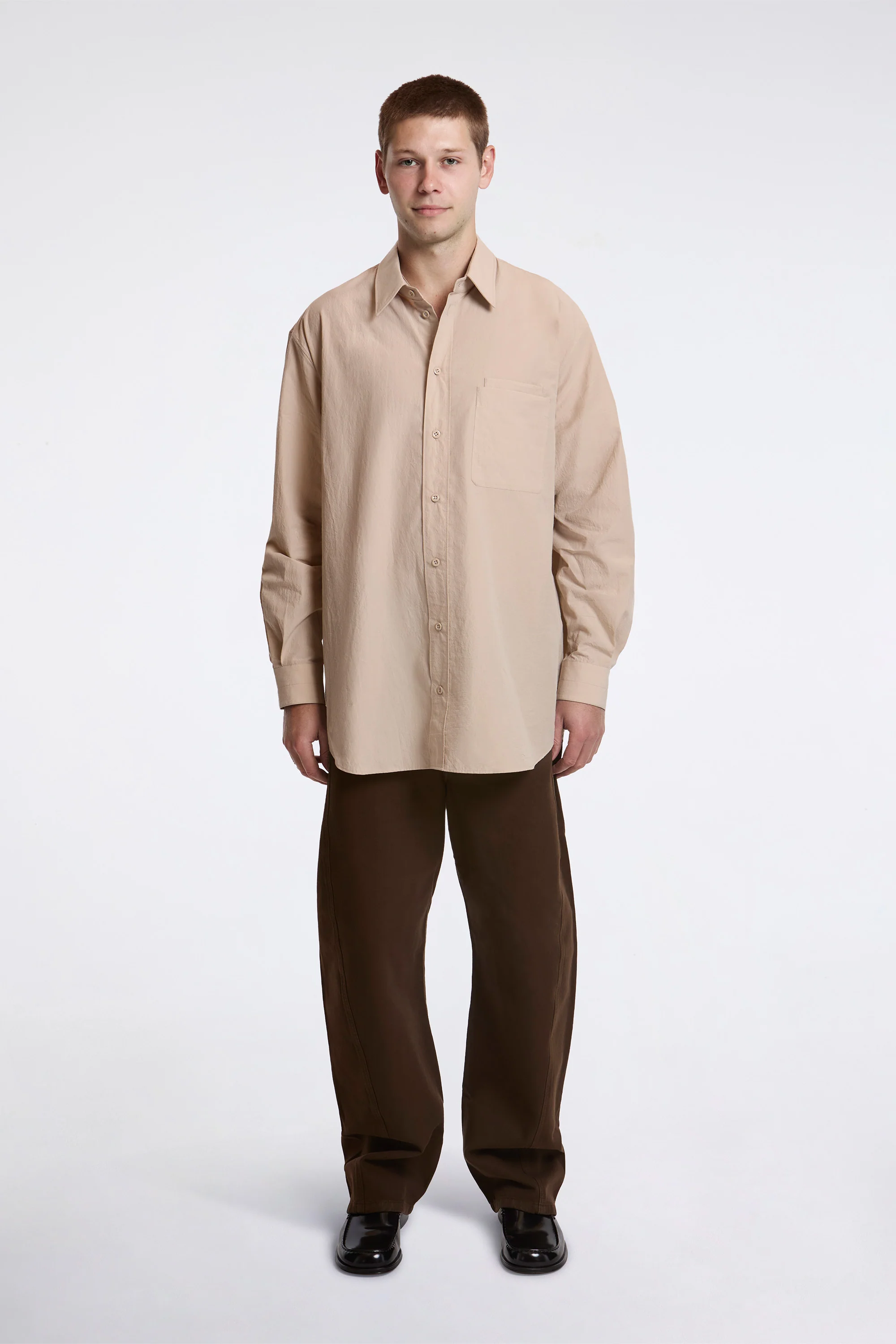 Two Pocket Shirt Greige - Image 5