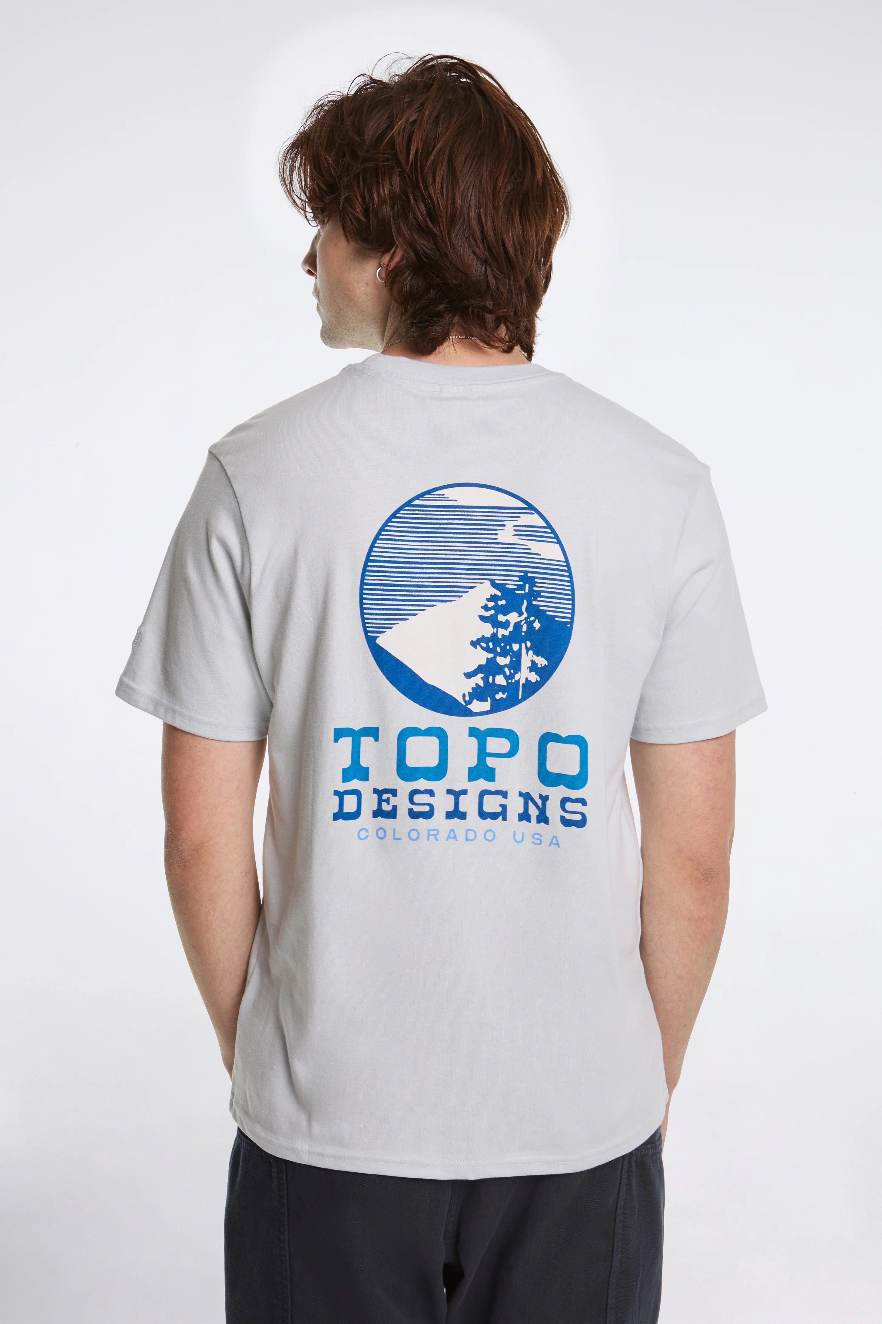 Vintage View Tee Mens Breeze Blue - Image 2
