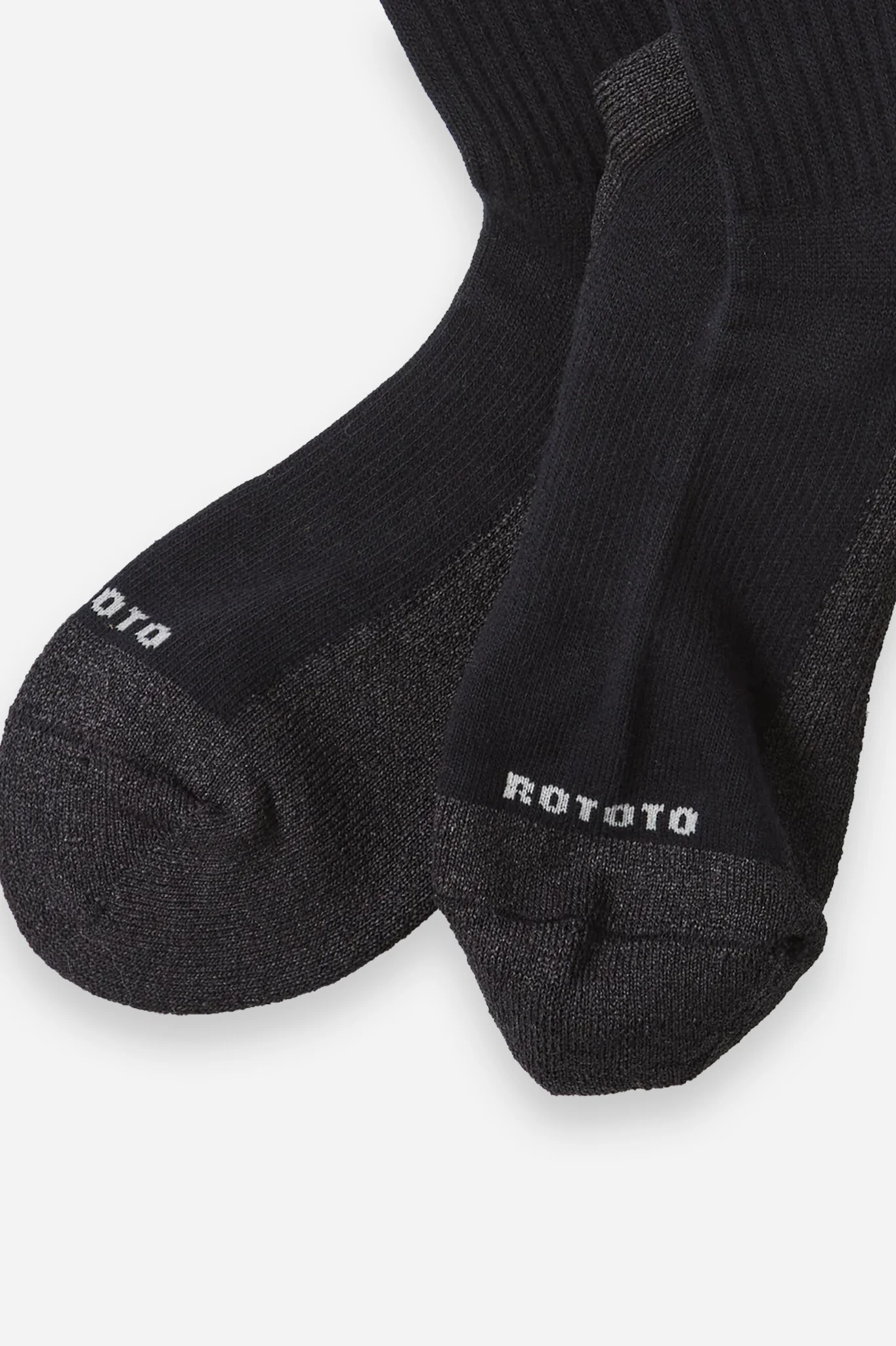 Washi Cushion Crew Socks Black - Image 2