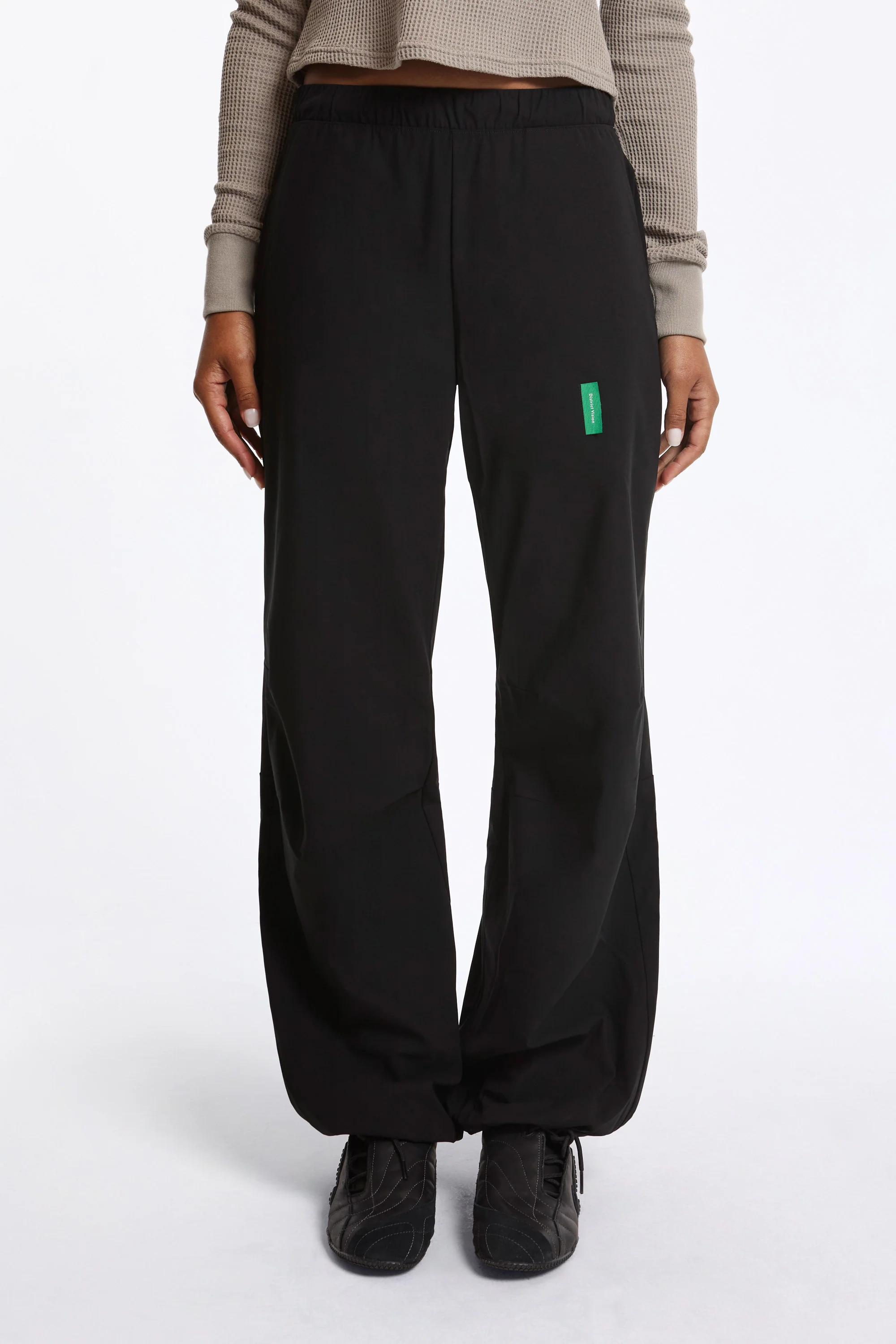 Wide Leg Pants W Black