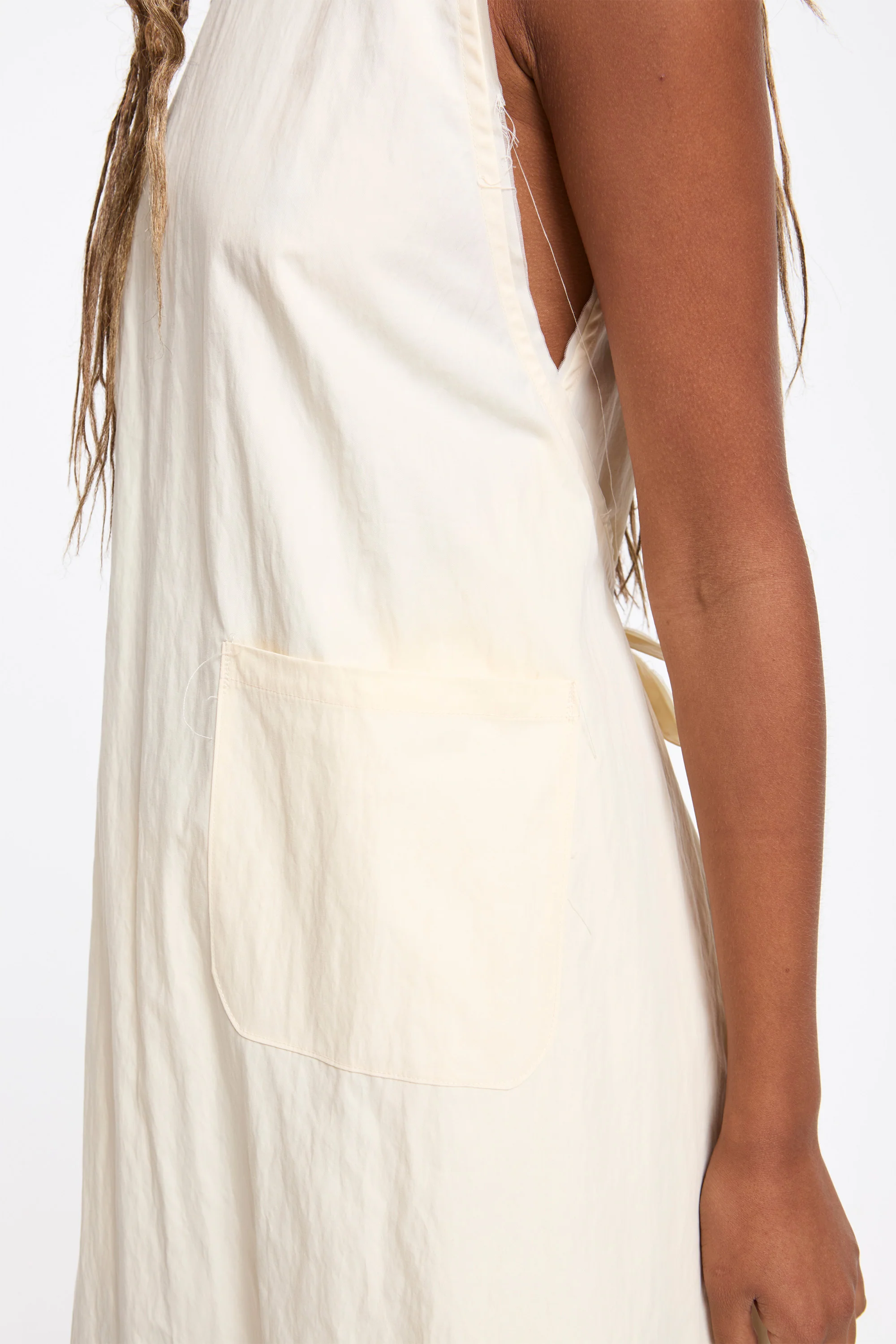 Wrap Dress Light Yellow - Image 4